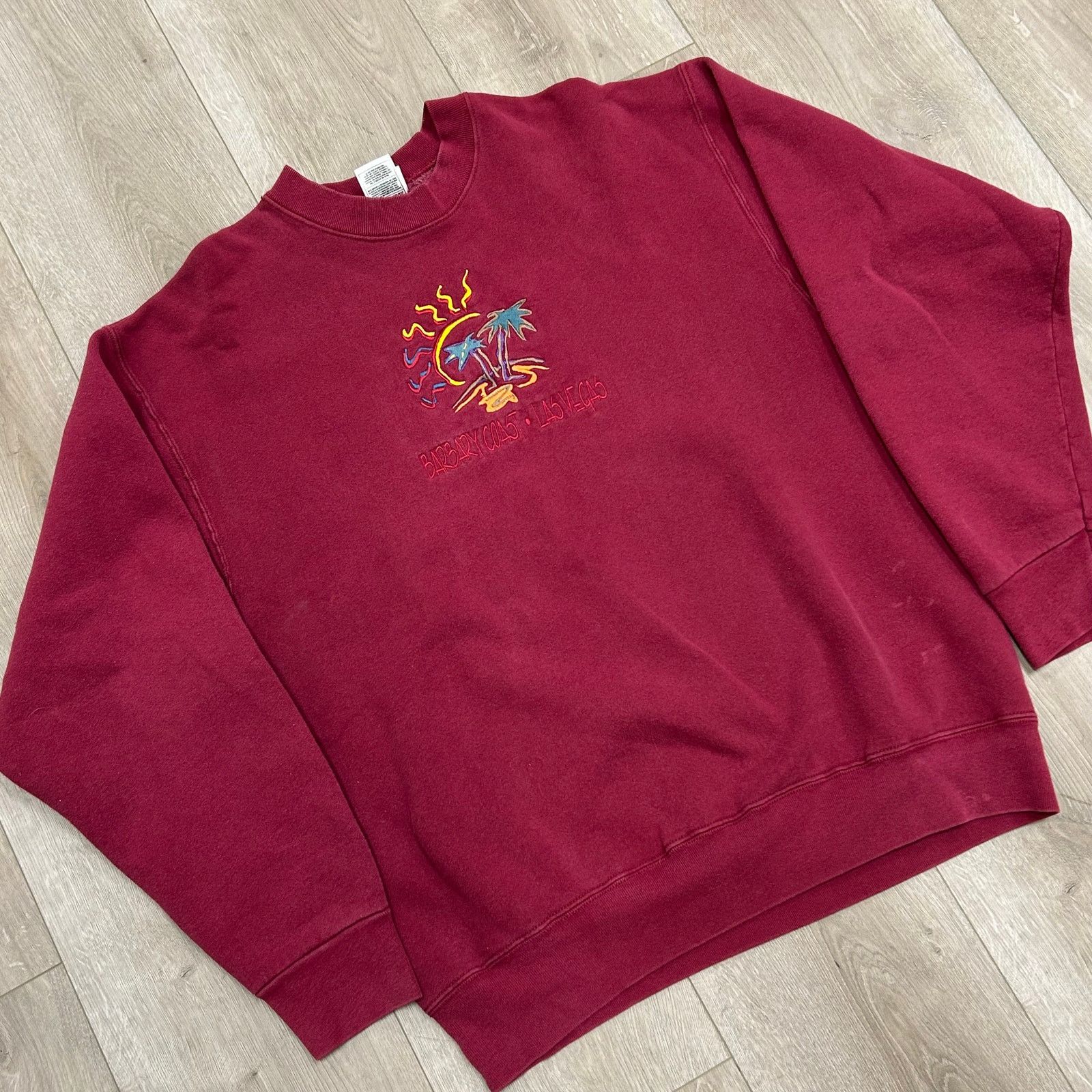 Vintage 90s Barbary Coast Las Vegas Palm Tree Crewneck Sweater XL Size US XL / EU 56 / 4 - 2 Thumbnail
