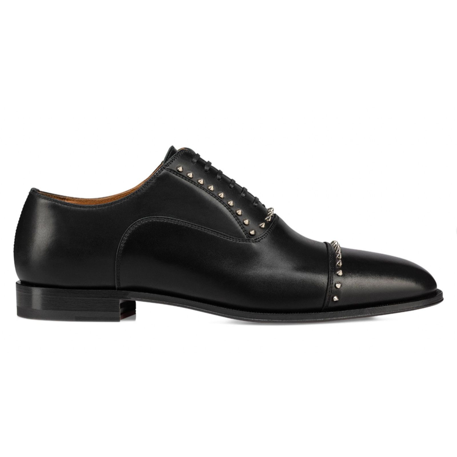 Christian Louboutin Christian Louboutin Leather Spike Oxford Dress Loafer 40 7 Size US 7 / EU 40 - 3 Thumbnail