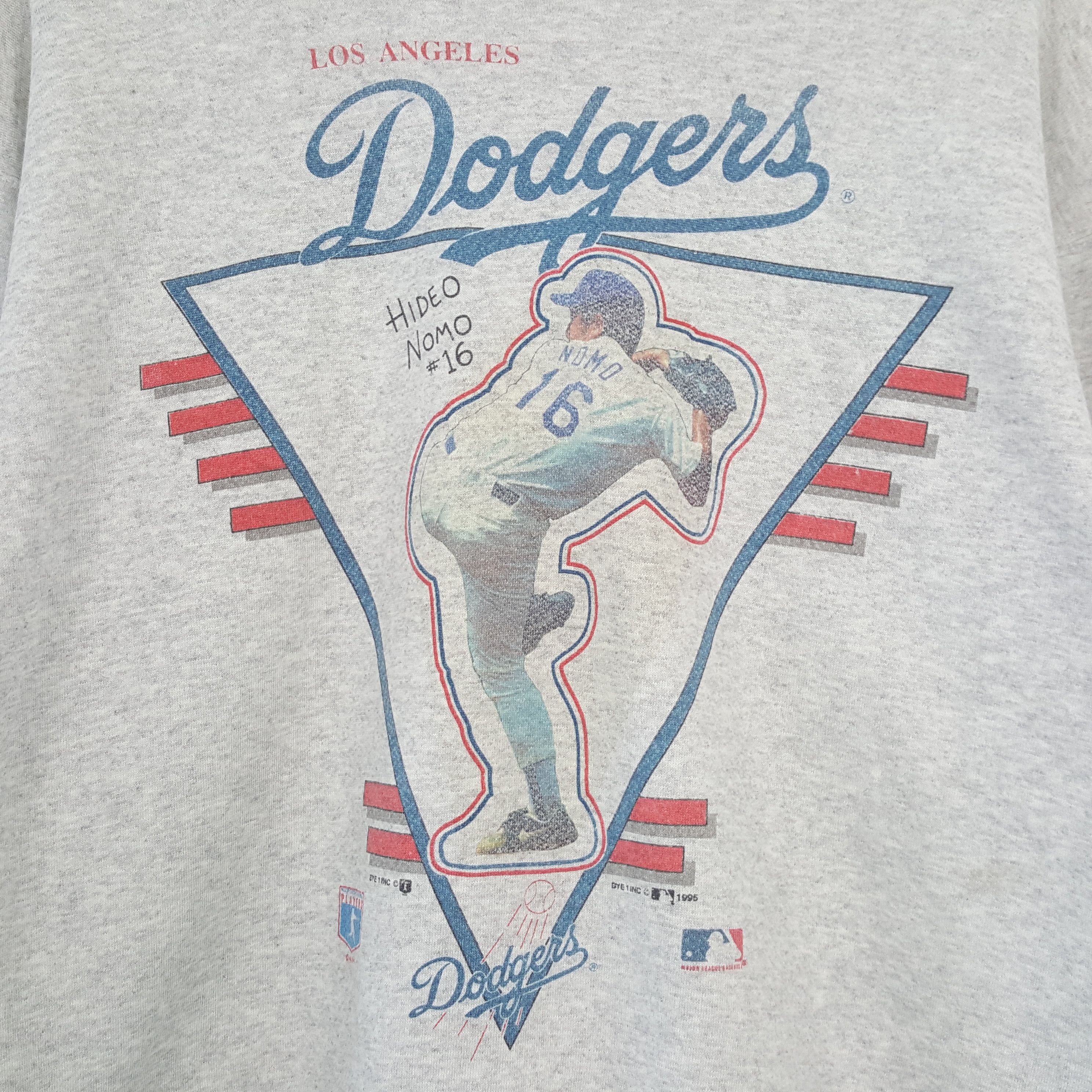 Hanes LOS ANGELES DODGERS Vintage Sweatshirt C292N2 Size US L / EU 52-54 / 3 - 2 Thumbnail