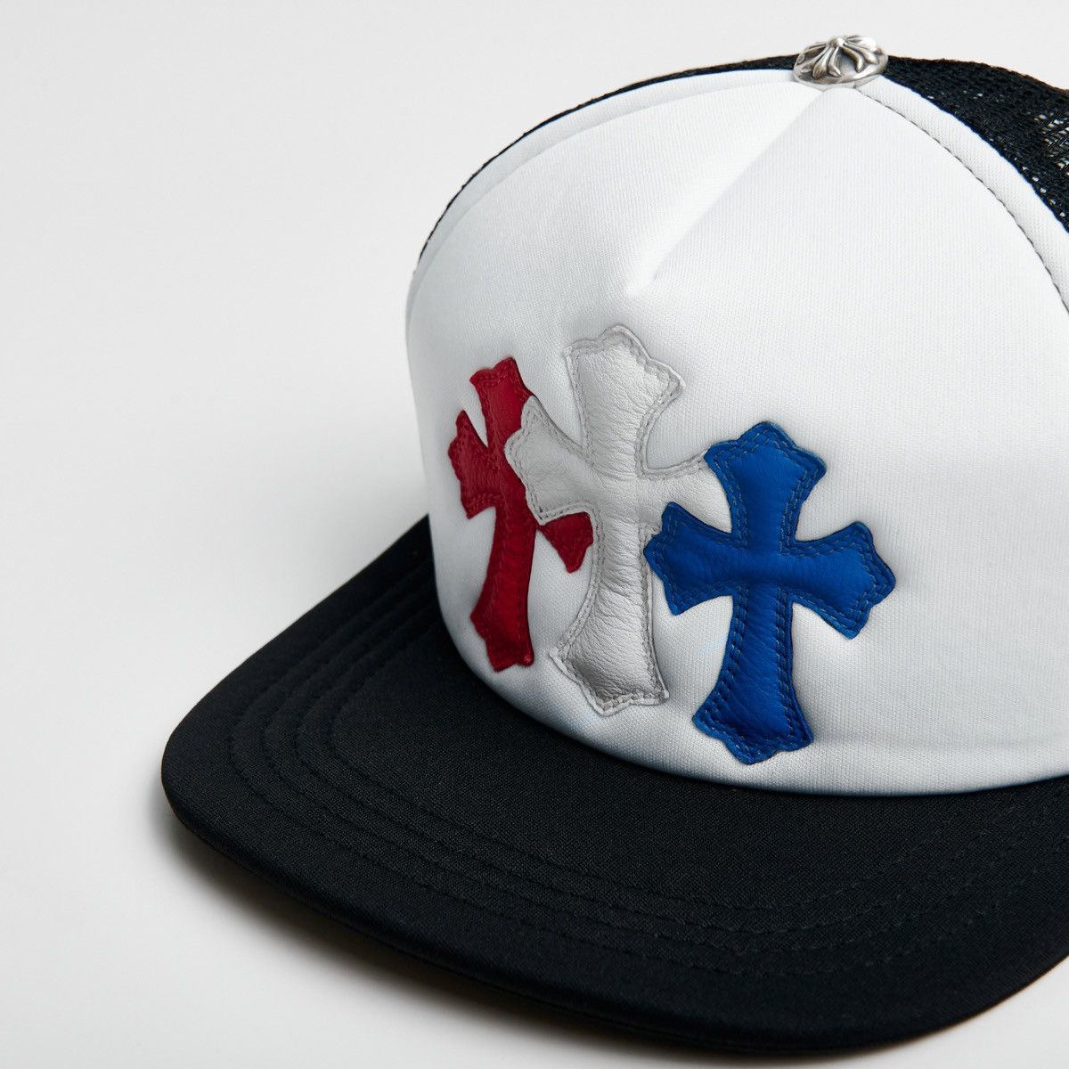 Chrome Hearts CHROME HEARTS HAT TRUCK KING TACO RED/WHITE/BLUE Size ONE SIZE - 2 Thumbnail