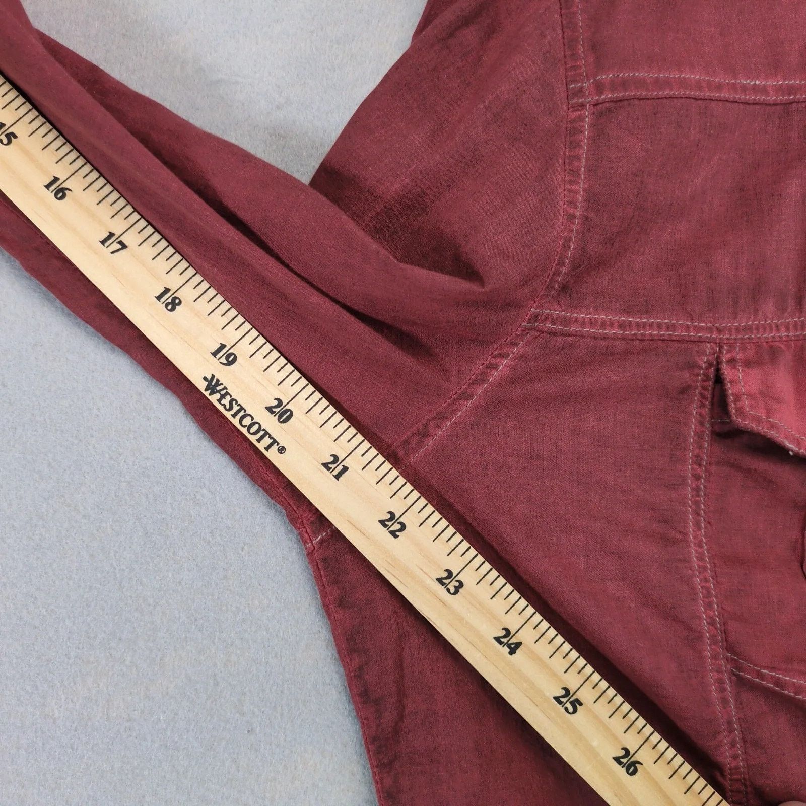 Other Bando Argentina Burgundy Pearl Snap Shirt Men's XL Long Slv Size US XL / EU 56 / 4 - 7 Thumbnail