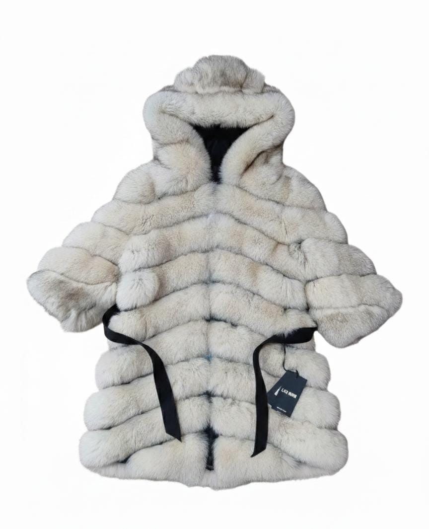 Other Les Noir women's fur coat in genuine fox size IT 44 Size M / US 6-8 / IT 42-44 - 1 Thumbnail