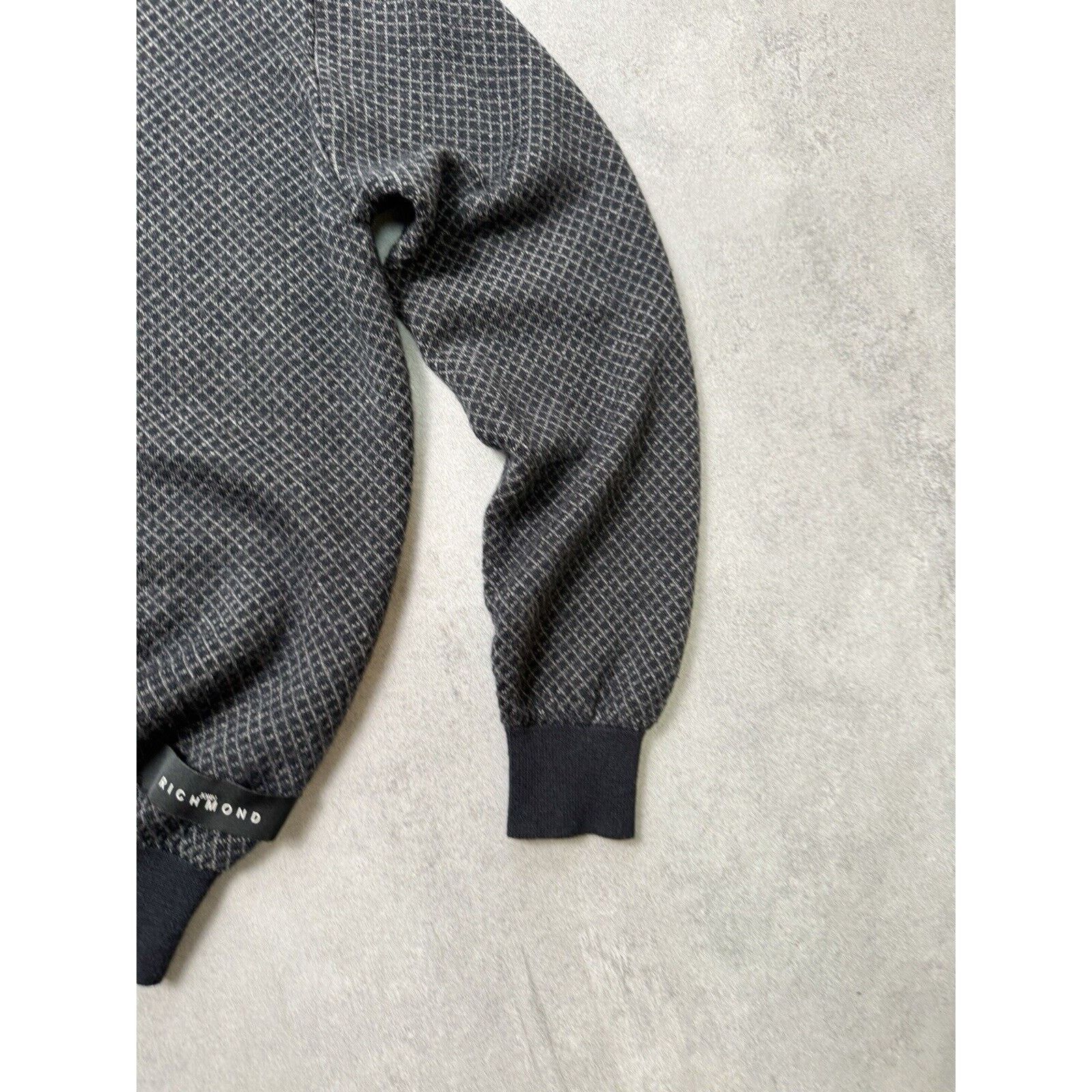 John Richmond John Richmond Sweater Jumper Size M Blue Pullover Men Size US M / EU 48-50 / 2 - 5 Thumbnail