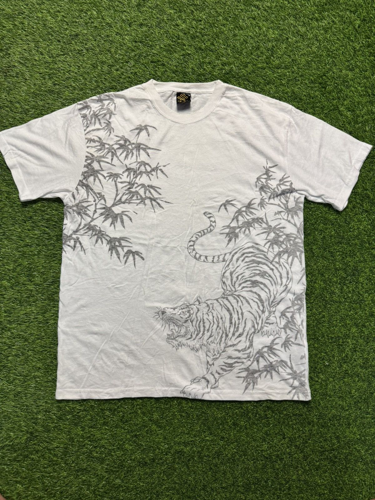 Japanese Brand assorted tshirt - sukajan tshirt tiger error print Size US XL / EU 56 / 4 - 2 Thumbnail