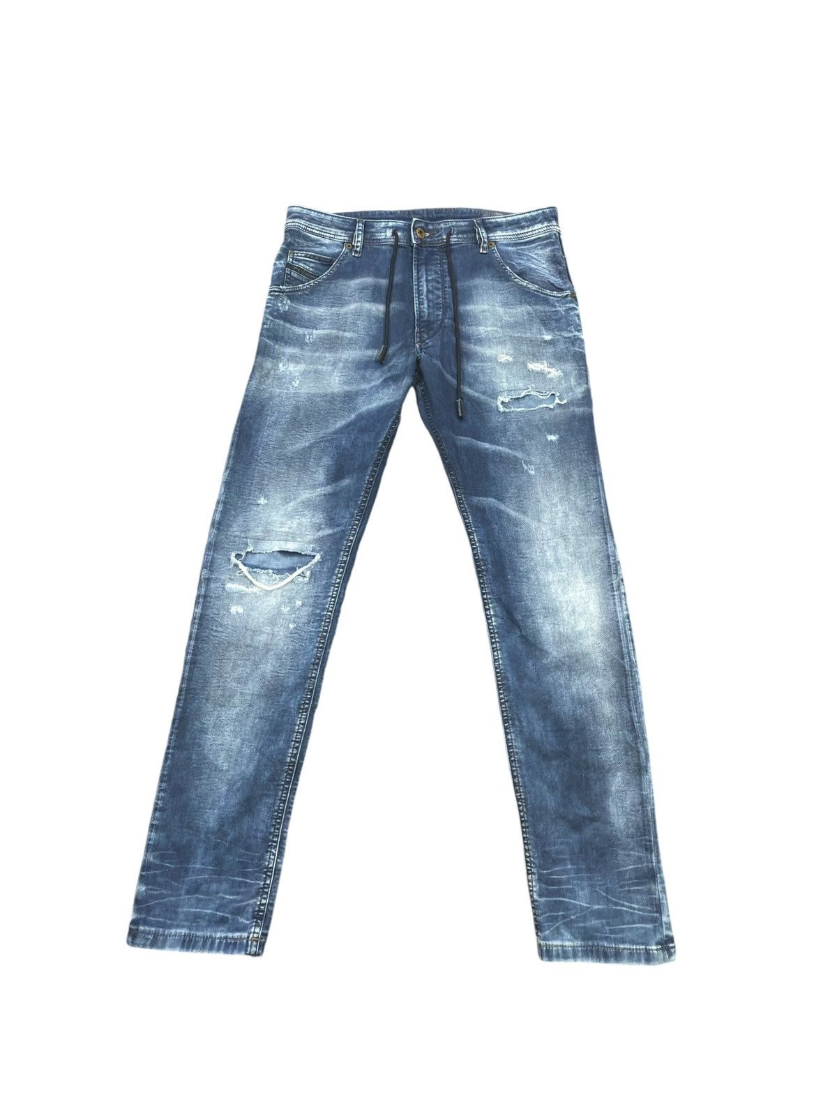 Diesel DIESEL KROOLEY DENIM SWEAT PANT Size US 32 / EU 48 - 1 Thumbnail