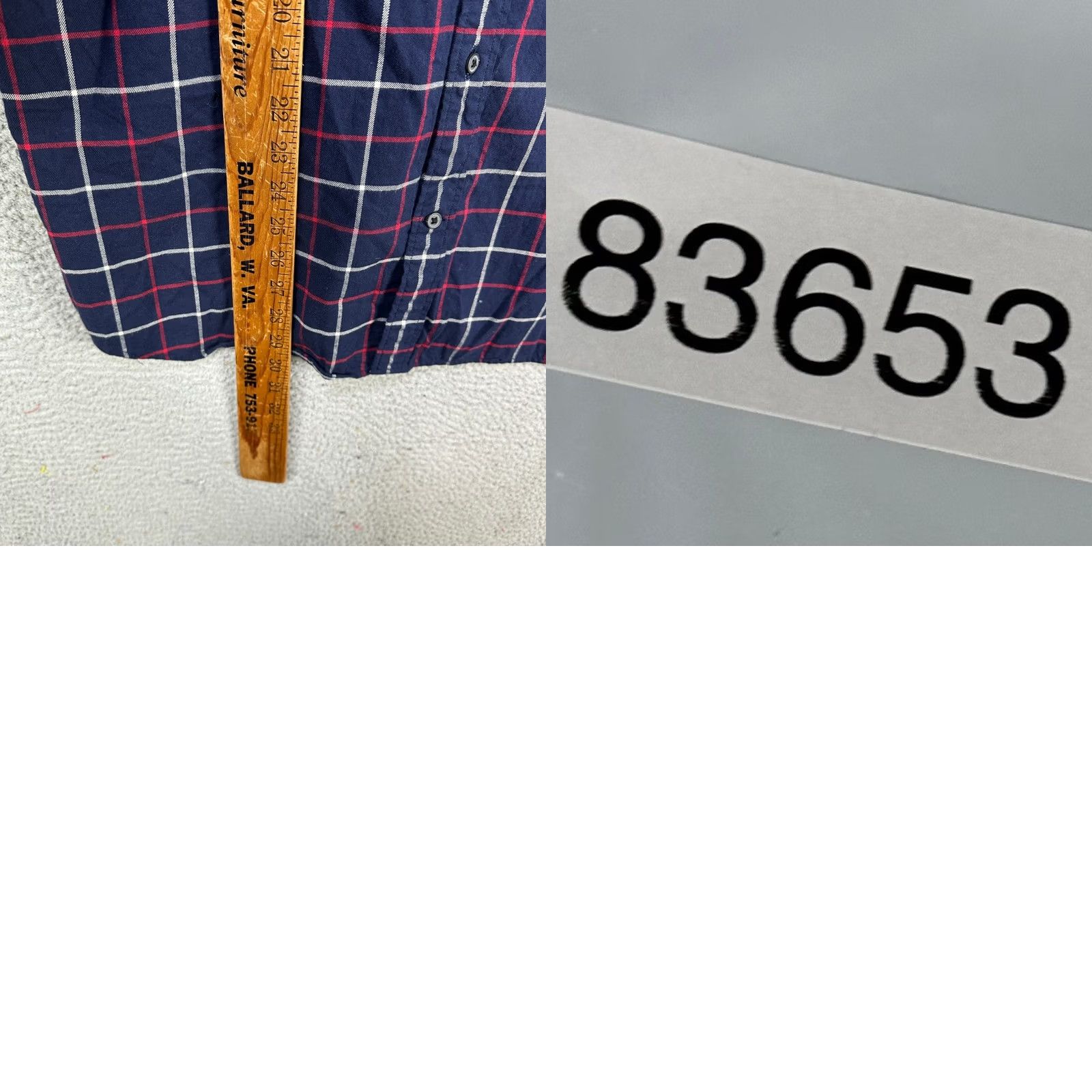 Banana Republic Banana Republic Luxe Flannel Standard Fit Shirt Men XL Blue Checked - Pre-Owned Good Size US XL / EU 56 / 4 - 8 Thumbnail
