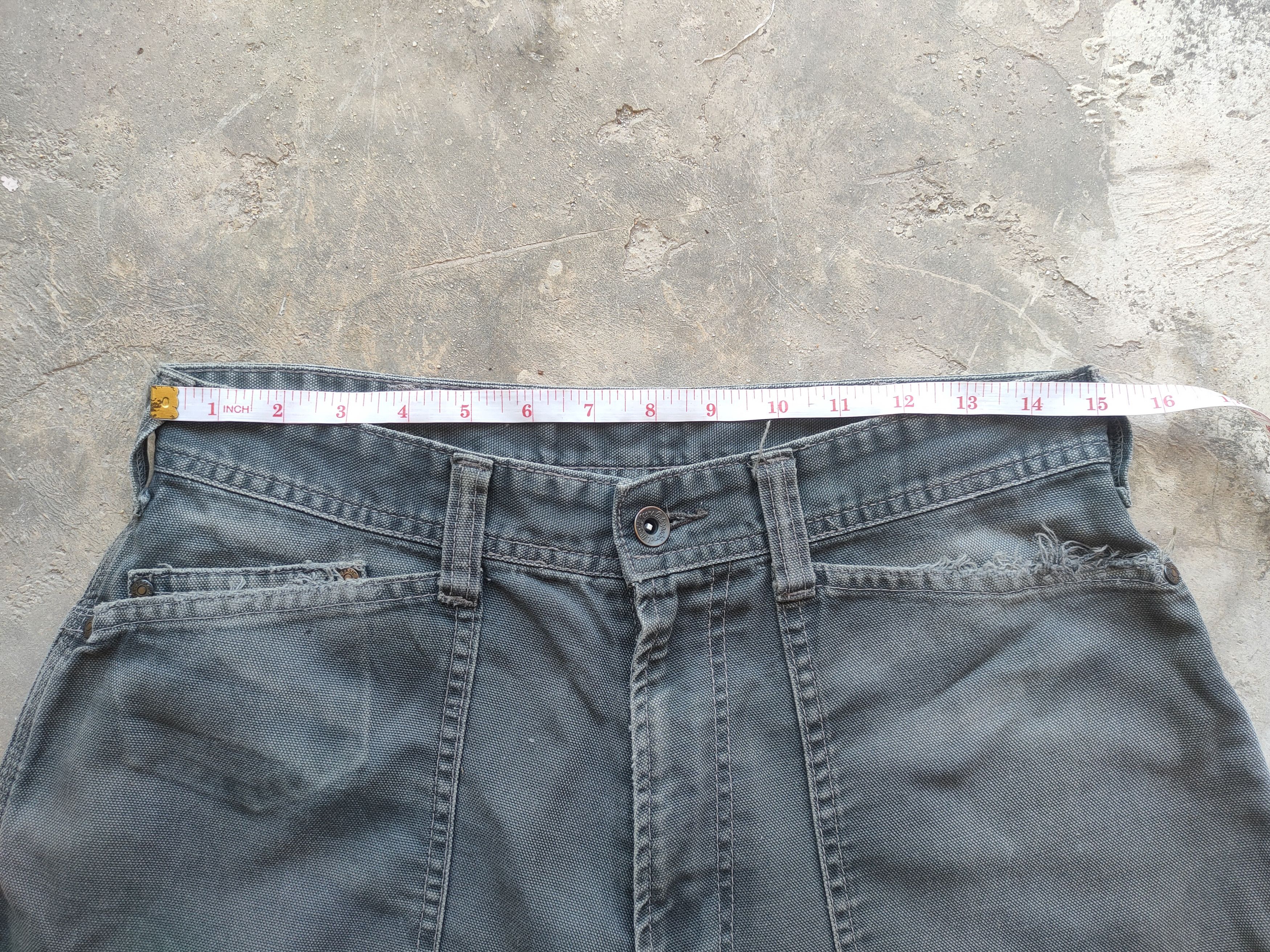 Japanese Brand W30 VINTAGE JAPANESE DISTRESSED FADED CARGO PANTS Size US 30 / EU 46 - 6 Thumbnail