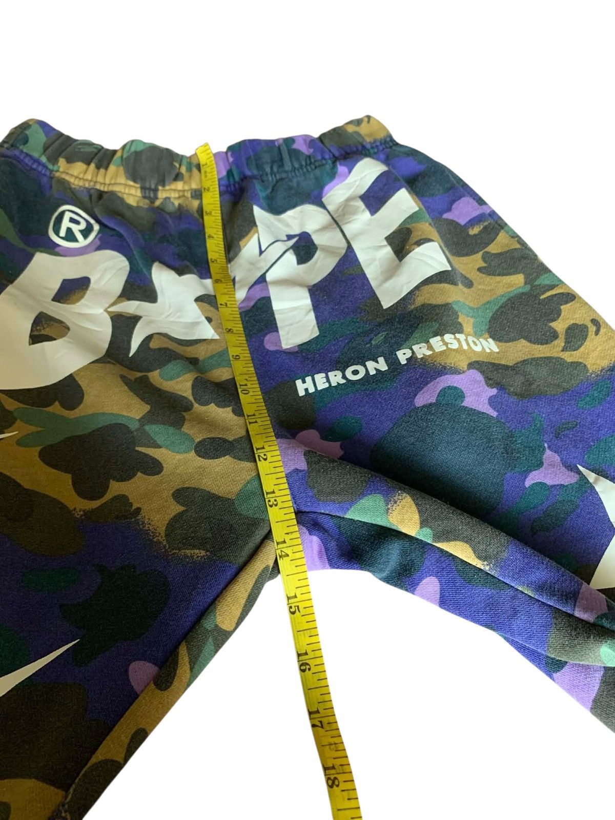 Bape × Heron Preston 🔥BAPE X HERON PRESTON CAMO JOGGER PANTS Size US 32 / EU 48 - 6 Thumbnail