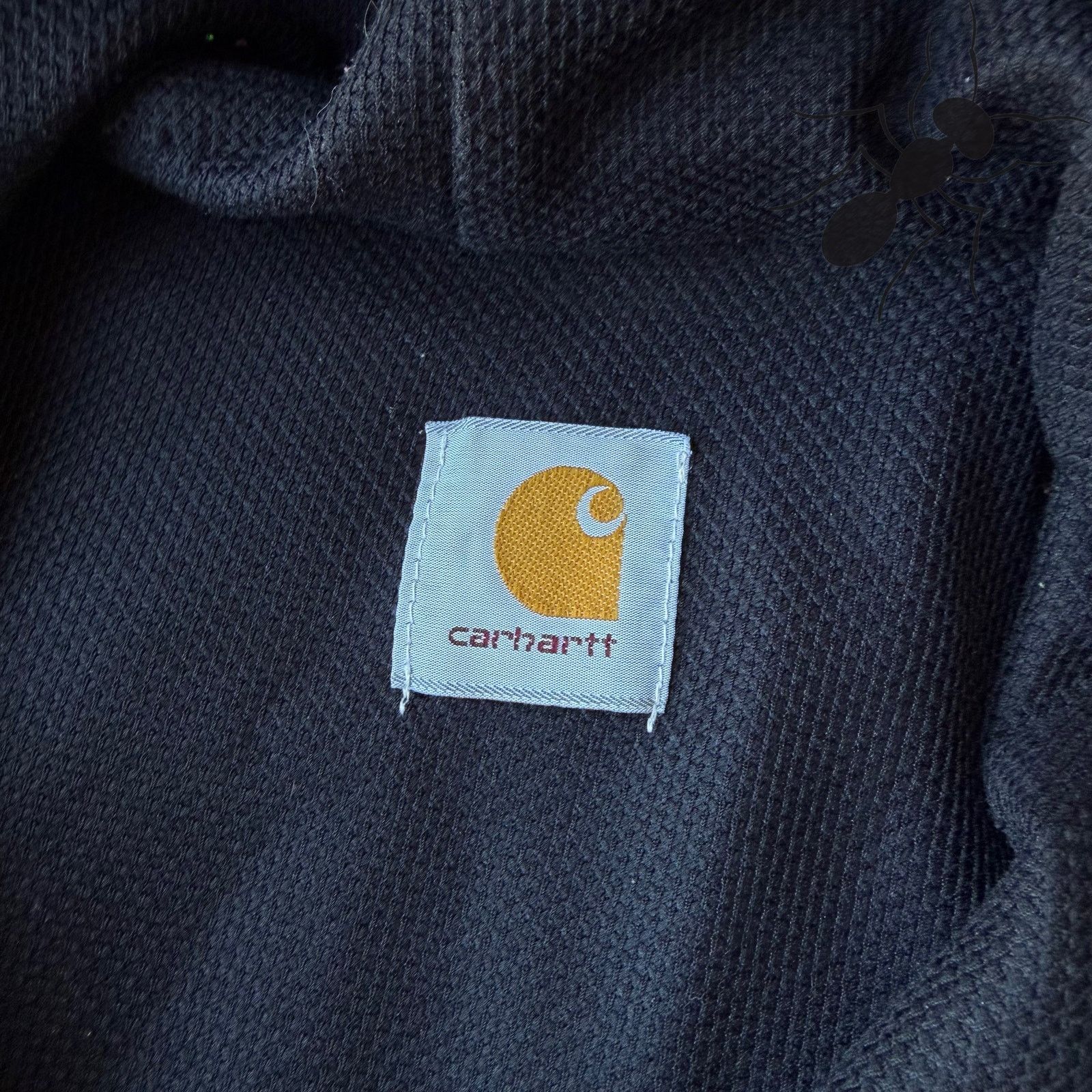 Carhartt × Vintage Vintage Y2K Carhartt black hooded work wear jacket Size US L / EU 52-54 / 3 - 6 Thumbnail