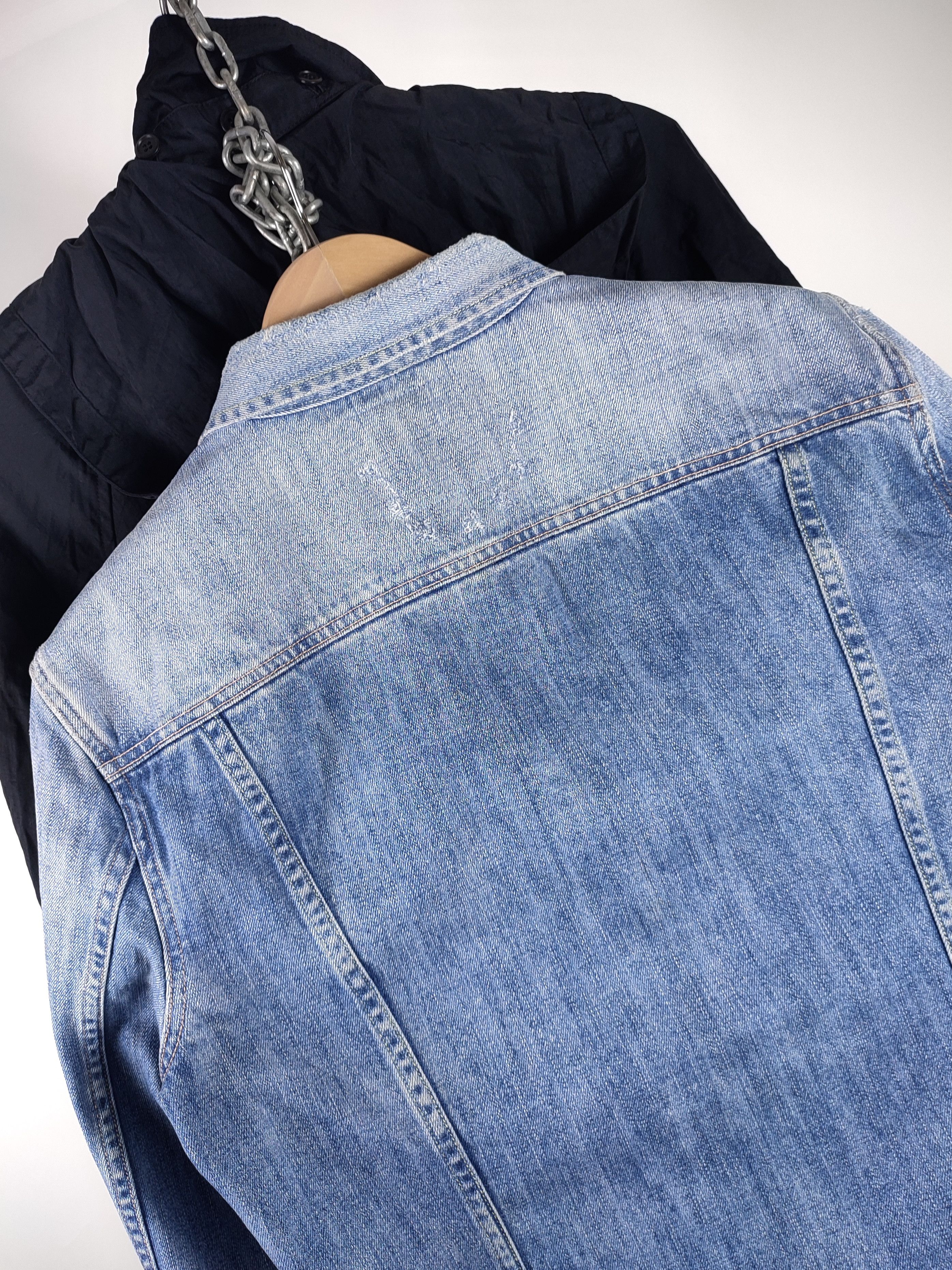 Allsaints Allsaints Distressed Hisa Denim Jacket Size US L / EU 52-54 / 3 - 8 Thumbnail