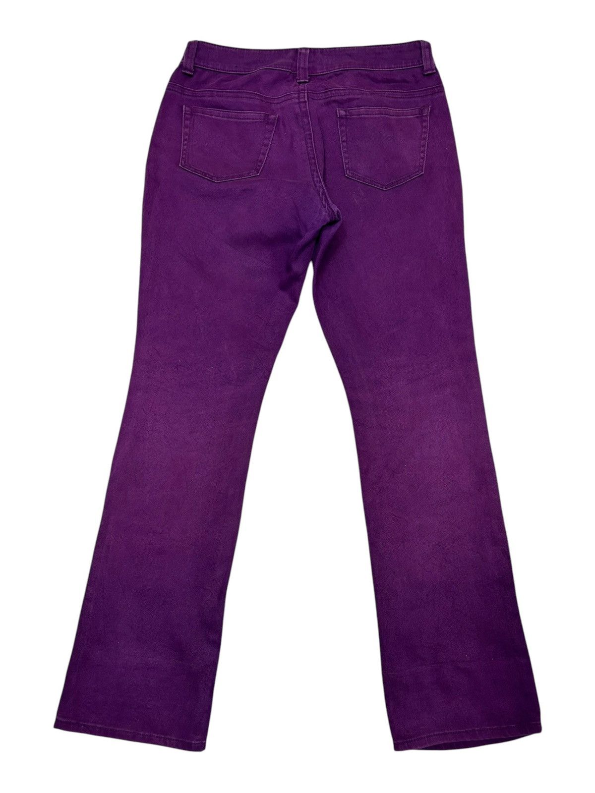 If Six Was Nine Vintage J-Honey Purple Flared Jeans Size US 31 - 6 Thumbnail
