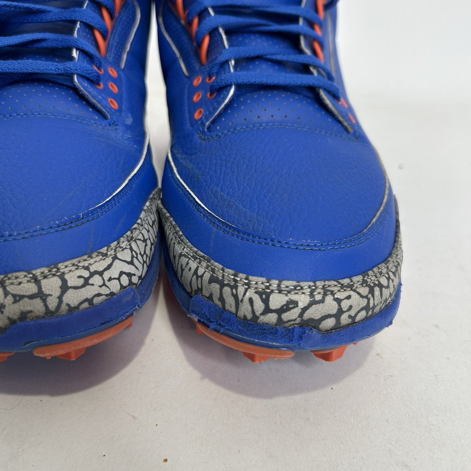 Jordan Brand Nike Jordan 3 Retro PE Force Savage Cleats “Florida Gator” Size US 14 / EU 47 - 8 Thumbnail