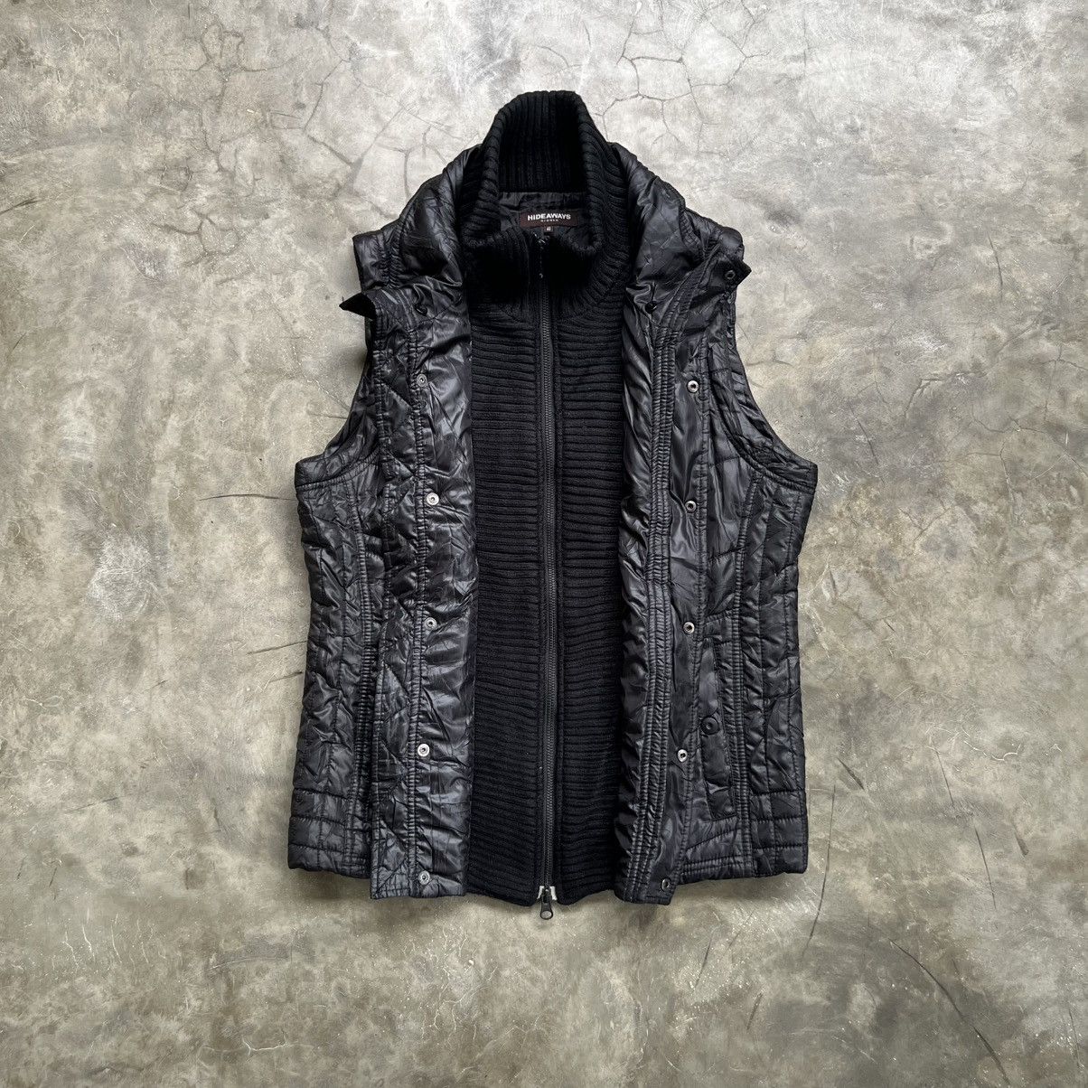 If Six Was Nine 2000s Hideaways Apocalypse Style Nylon Knit Vest Size US M / EU 48-50 / 2 - 1 Thumbnail