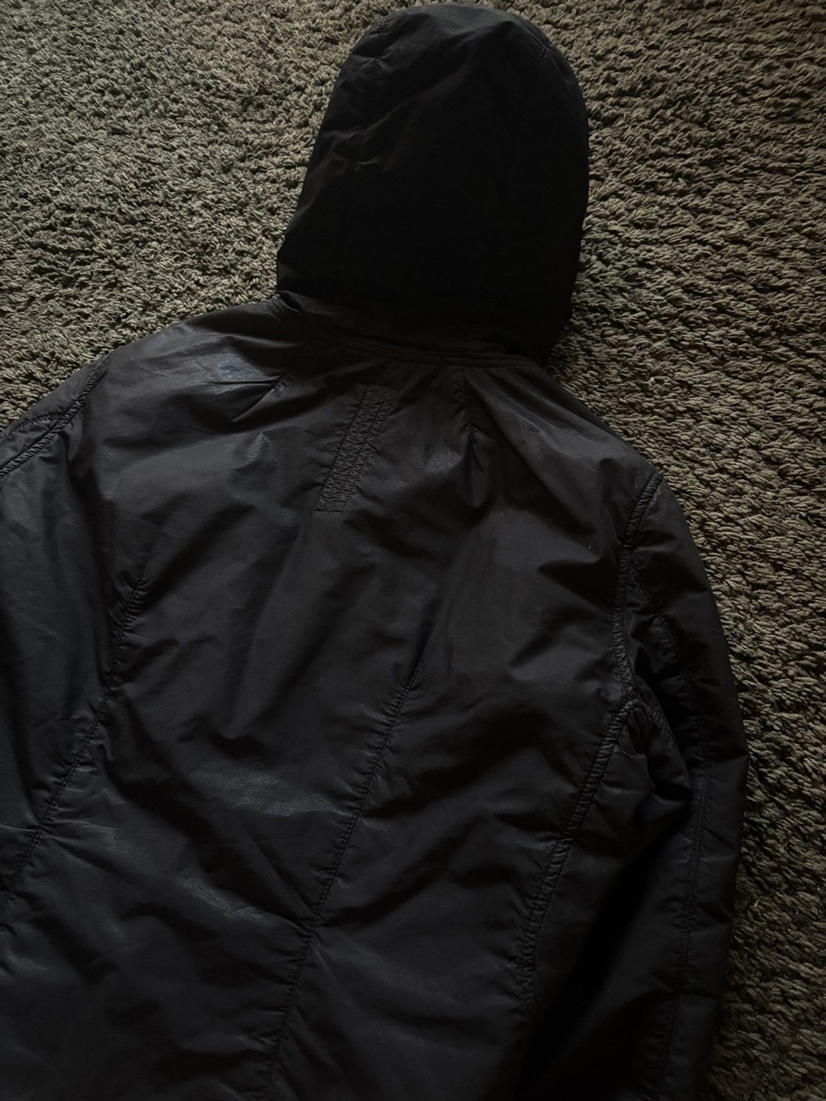 Rick Owens Drkshdw AW08 Rick Owens Drkshdw „Stag” Waxed Cotton Scuba Jacket Size US S / EU 44-46 / 1 - 14 Thumbnail