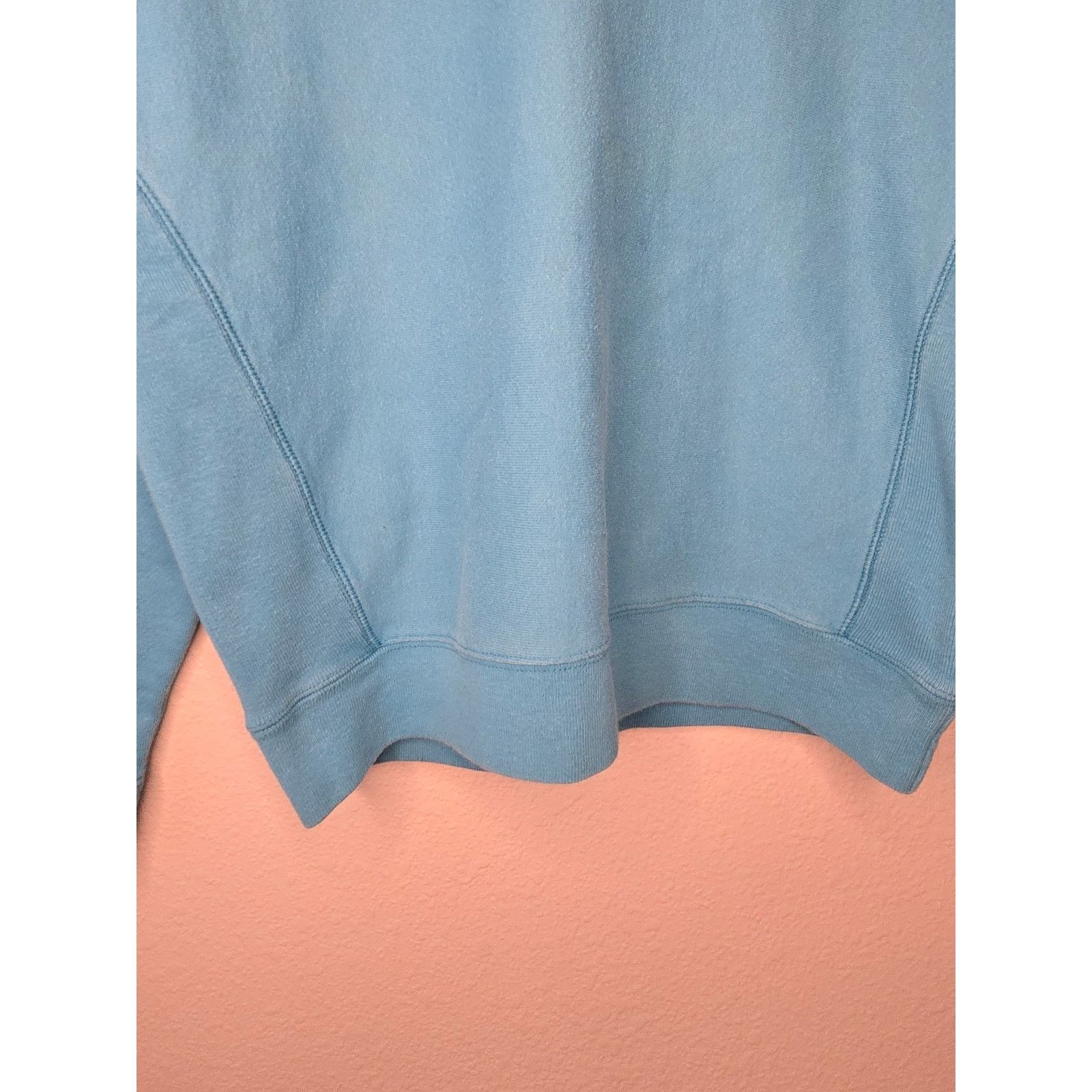 Champion Vintage Women Champion Reverse Weave Pullover Large Teal Size M / US 6-8 / IT 42-44 - 3 Thumbnail