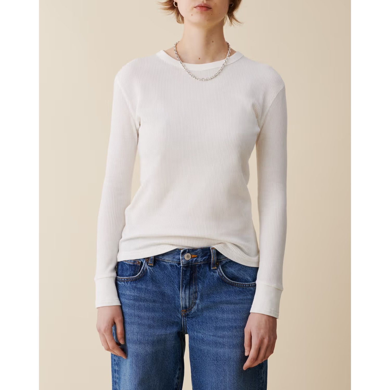 JEANERICA $180 New Jeanerica Giselle Long Sleeve - White - Small Size S / US 4 / IT 40 - 2 Thumbnail