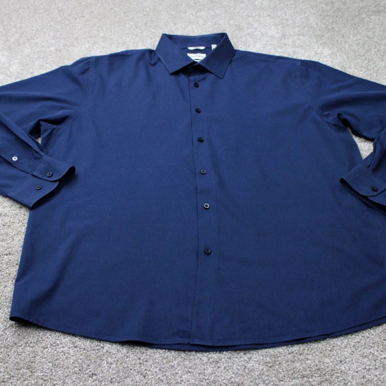Lucky Brand Lucky Brand Shirt Men XL Blue Slim Fit 4 Way Stretch L/S Button Up Size US XL / EU 56 / 4 - 3 Thumbnail