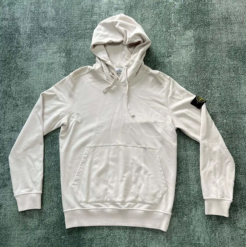 Stone Island Stone Island Men's Long Sleeve Hoodie in Pink 0089 Size US L / EU 52-54 / 3 - 1 Thumbnail