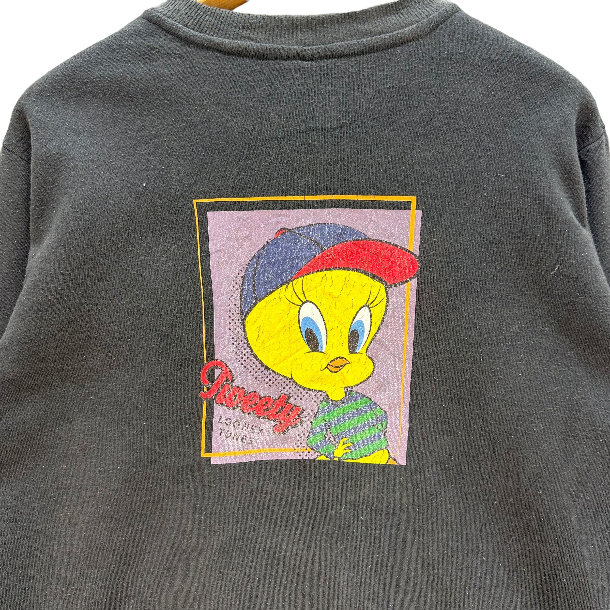 Vintage LOONEY TUNES TWEETY BIRD SWEATSHIRTS #7747-168 Size US M / EU 48-50 / 2 - 2 Thumbnail