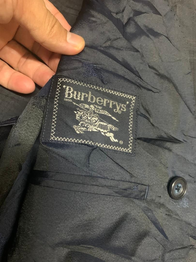 Burberry Vintage Burberrys mohair&wool Blazer Size 44R - 11 Thumbnail