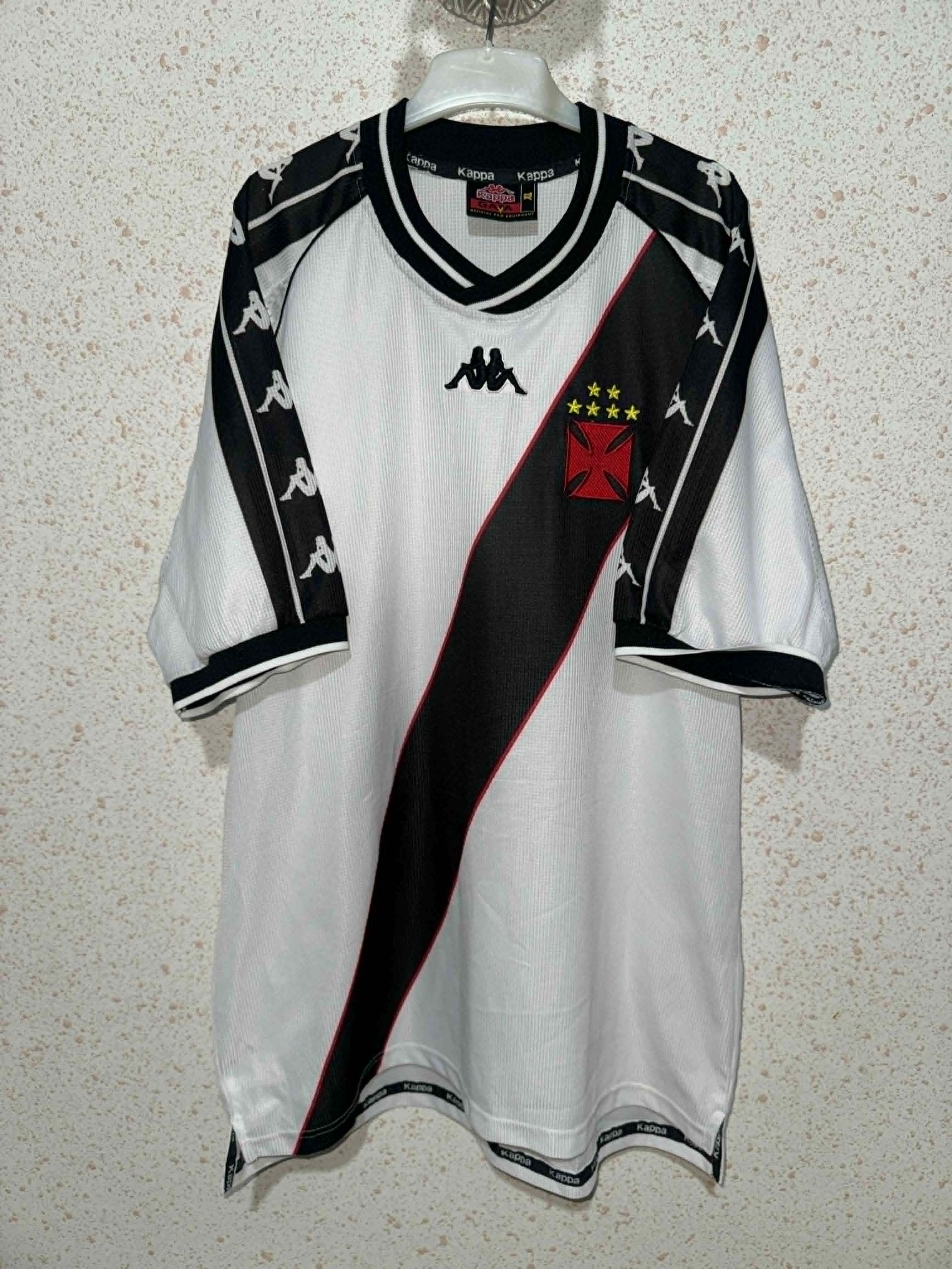 Vintage Vasco De Gama 1999/00 Away Shirt Kappa Size US XL / EU 56 / 4 - 1 Thumbnail