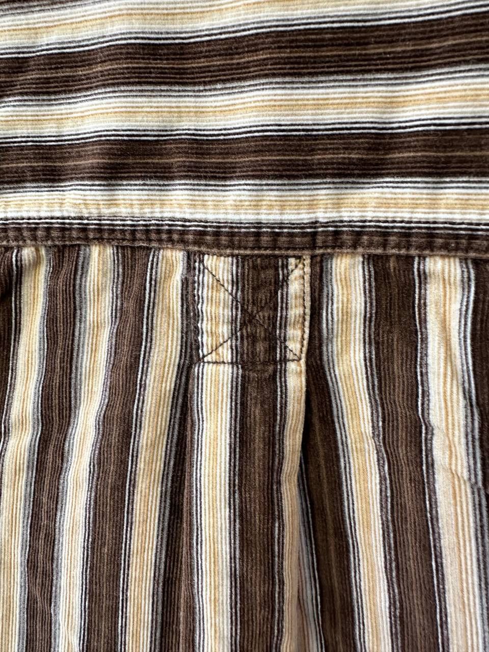 Kansai Yamamoto Jeans Striped Shirt NPE 777 Button Up