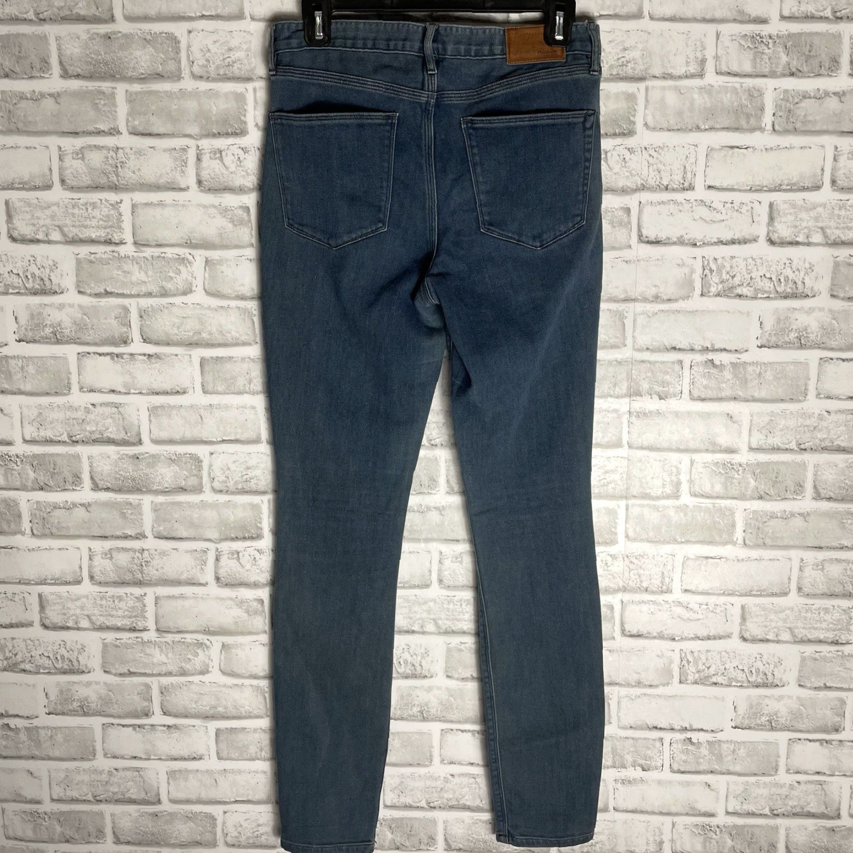 Madewell Madewell Jeans Womens 28x32 Blue High Riser Cotton Blend Size 28" / US 6 / IT 42 - 5 Thumbnail