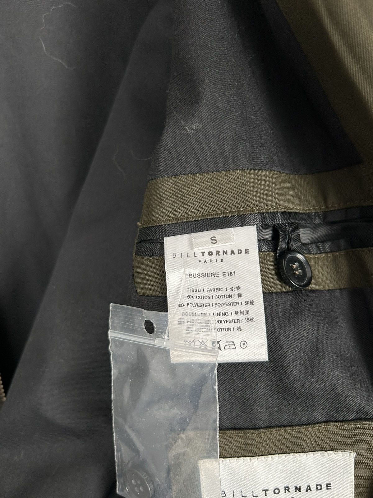 BILLTORNADE × Designer Billtornade Paris Minimalist Olive Bomber Jacket Designer Size US S / EU 44-46 / 1 - 7 Thumbnail
