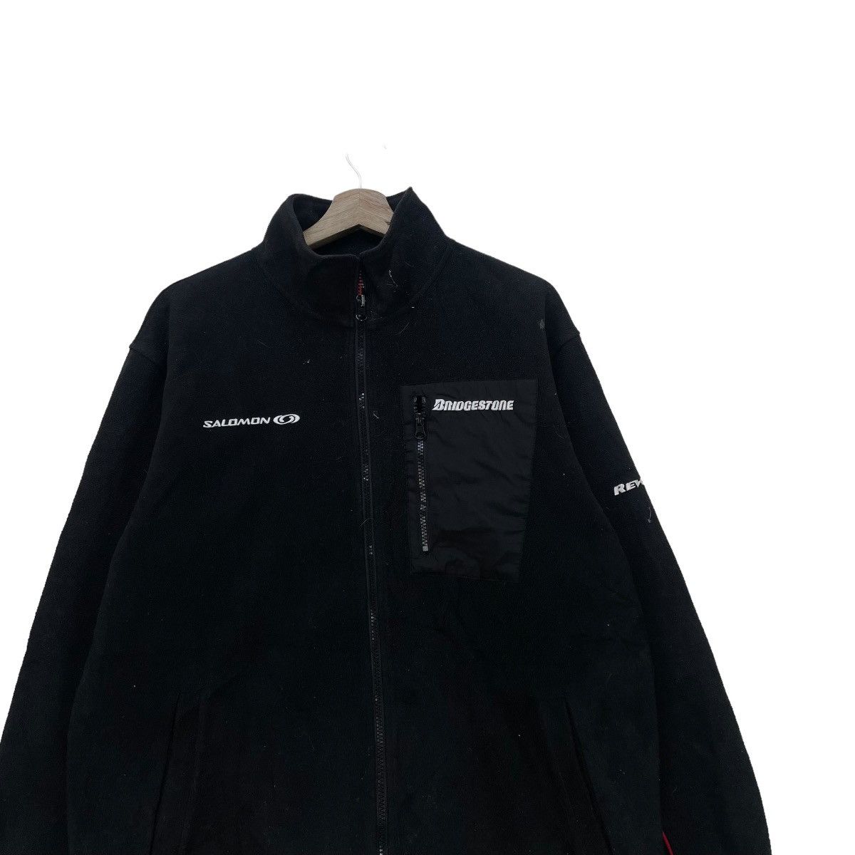 Vintage Vintage Bridgestone Blizzak X Salomon Fleece Jacket Size US M / EU 48-50 / 2 - 4 Thumbnail