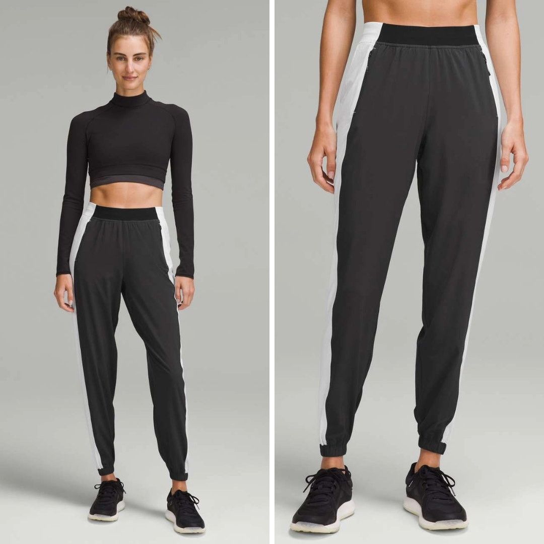 Lululemon Lululemon Adapted State Jogger Black White Size 2 NWT Size 26" / US 2 / IT 38 - 1 Thumbnail