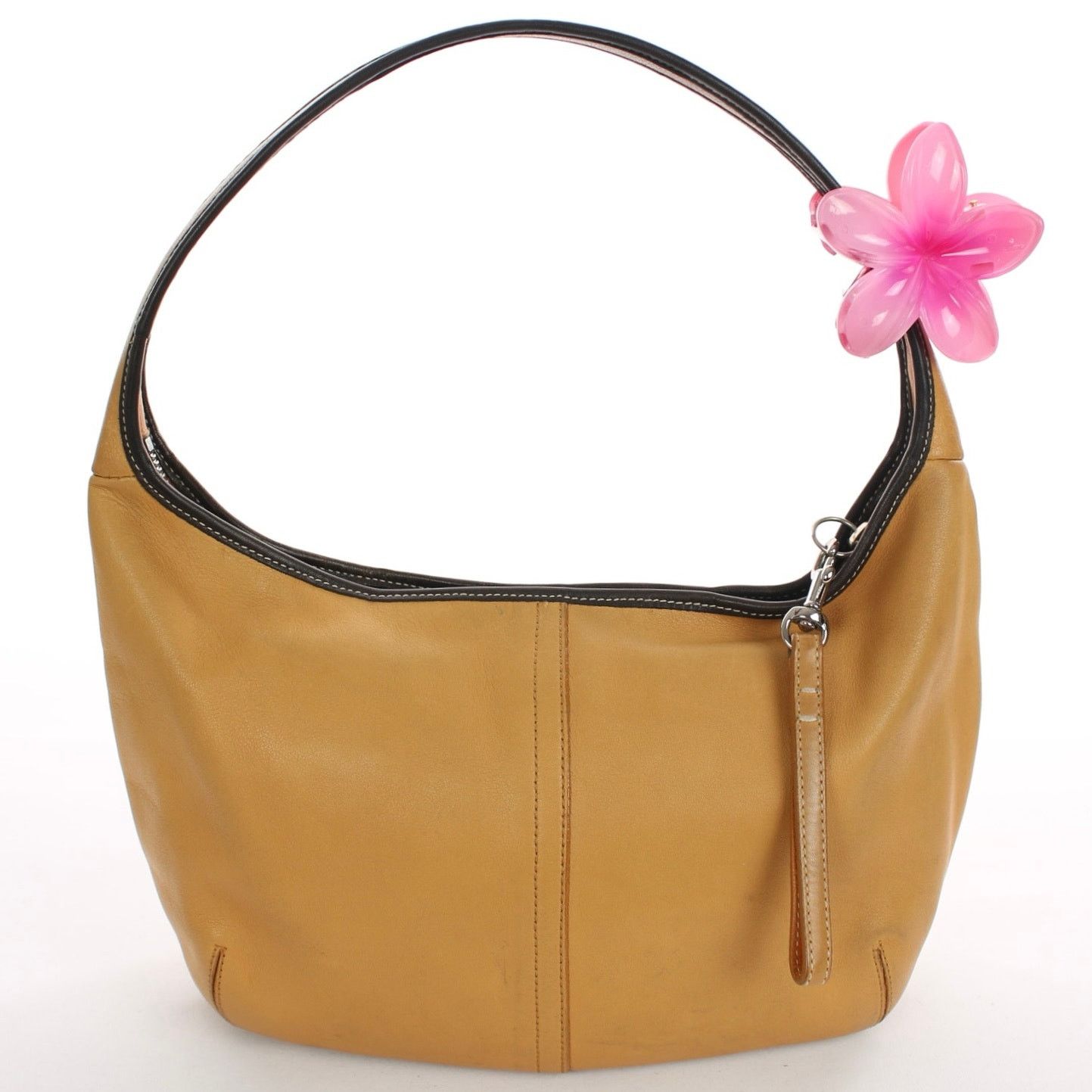 Coach × Vintage Coach Vintage Leather Tote Bag Dark Brown With Tag