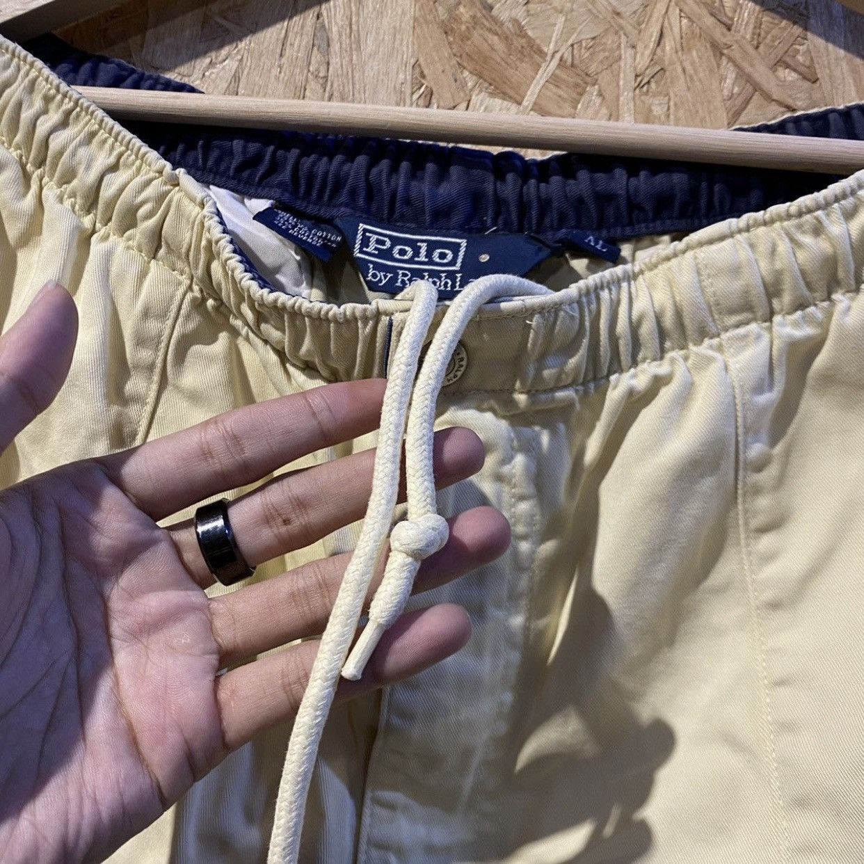 Polo Ralph Lauren × Ralph Lauren × Vintage Polo by Ralph Lauren Vintage Plain Swim Trunks Shorts Size US 38 / EU 54 - 6 Thumbnail