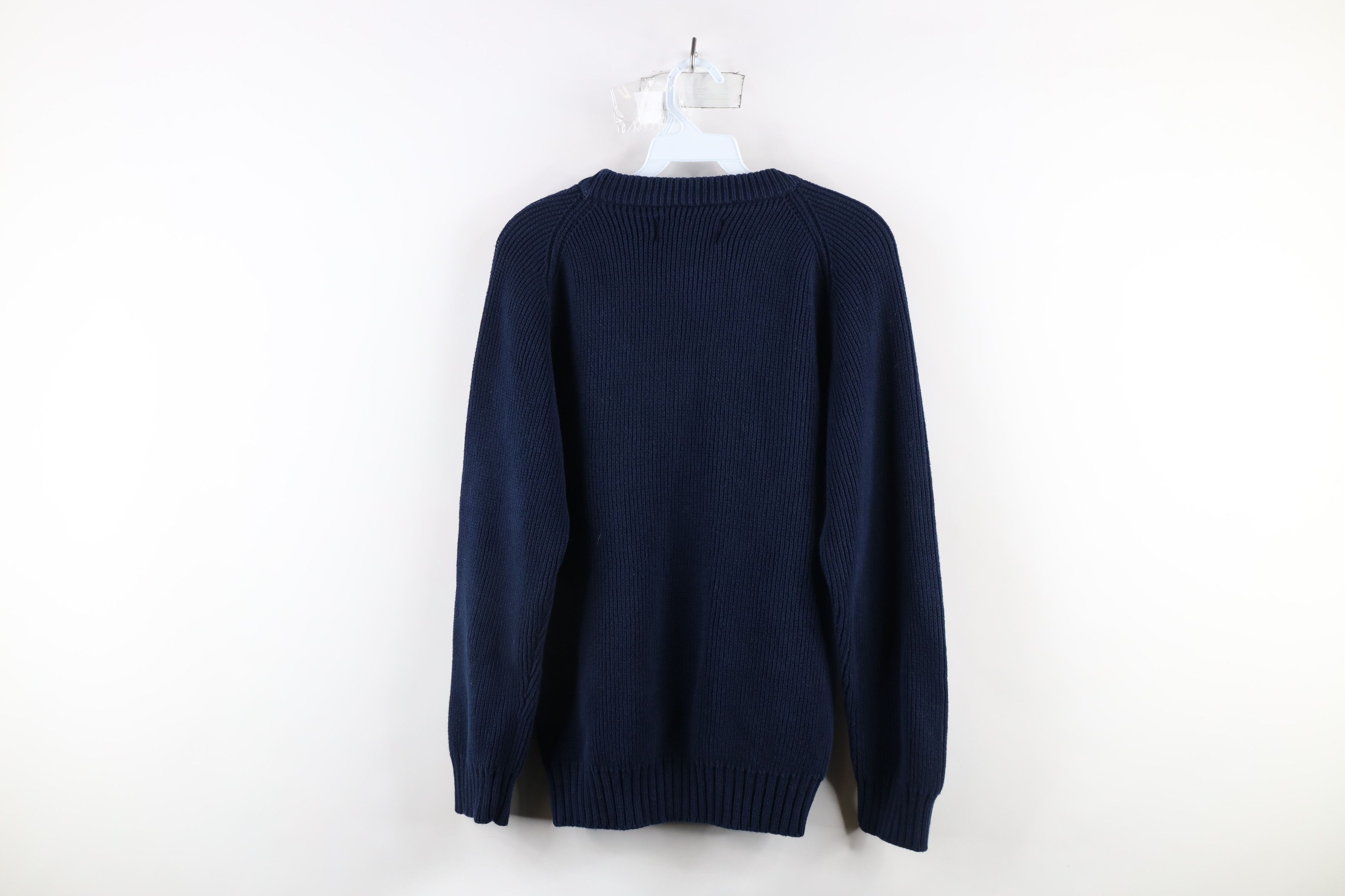 Eddie Bauer × Vintage Vintage 90s Eddie Bauer Chunky Ribbed Knit Sweater Cotton Size US S / EU 44-46 / 1 - 6 Thumbnail