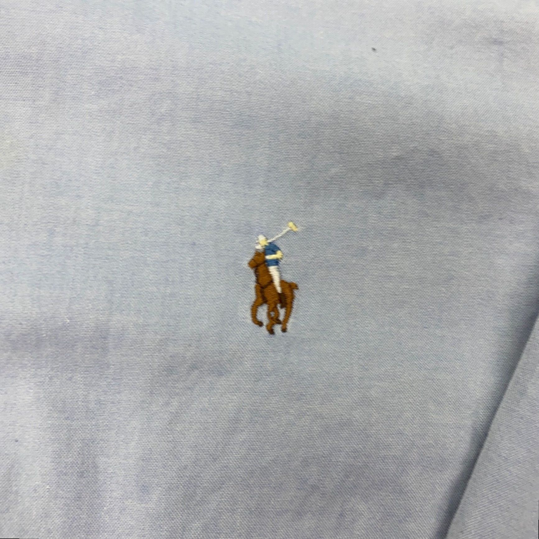 Ralph Lauren VINTAGE Ralph Lauren Yarmouth Shirt - Mens 17.5 Blue Striped Button-Down Long Sleeve 90s Size US XL / EU 56 / 4 - 2 Thumbnail