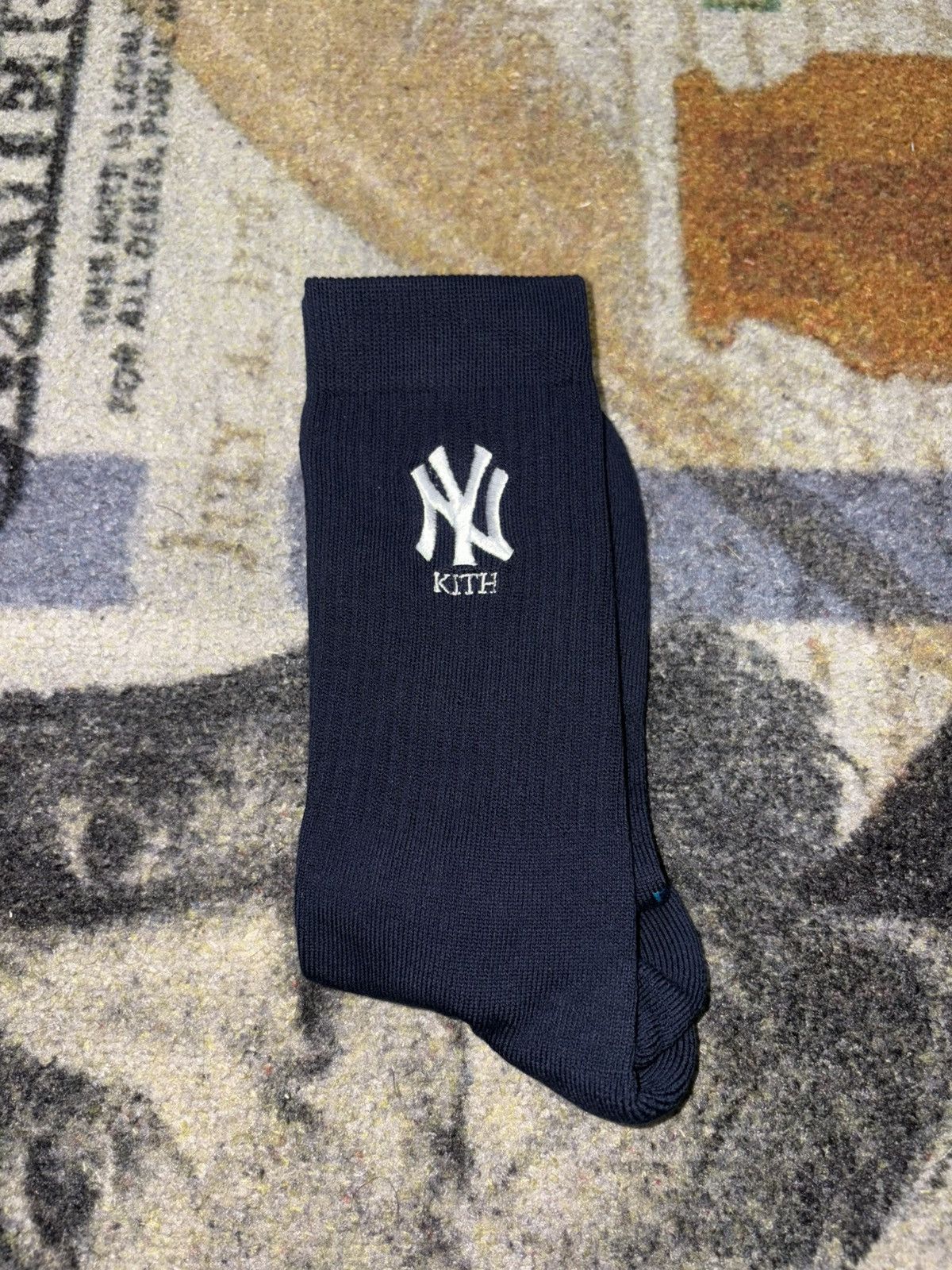 Kith × New York Yankees Kith x MLB New York Yankees Crew Socks Size ONE SIZE - 1 Thumbnail