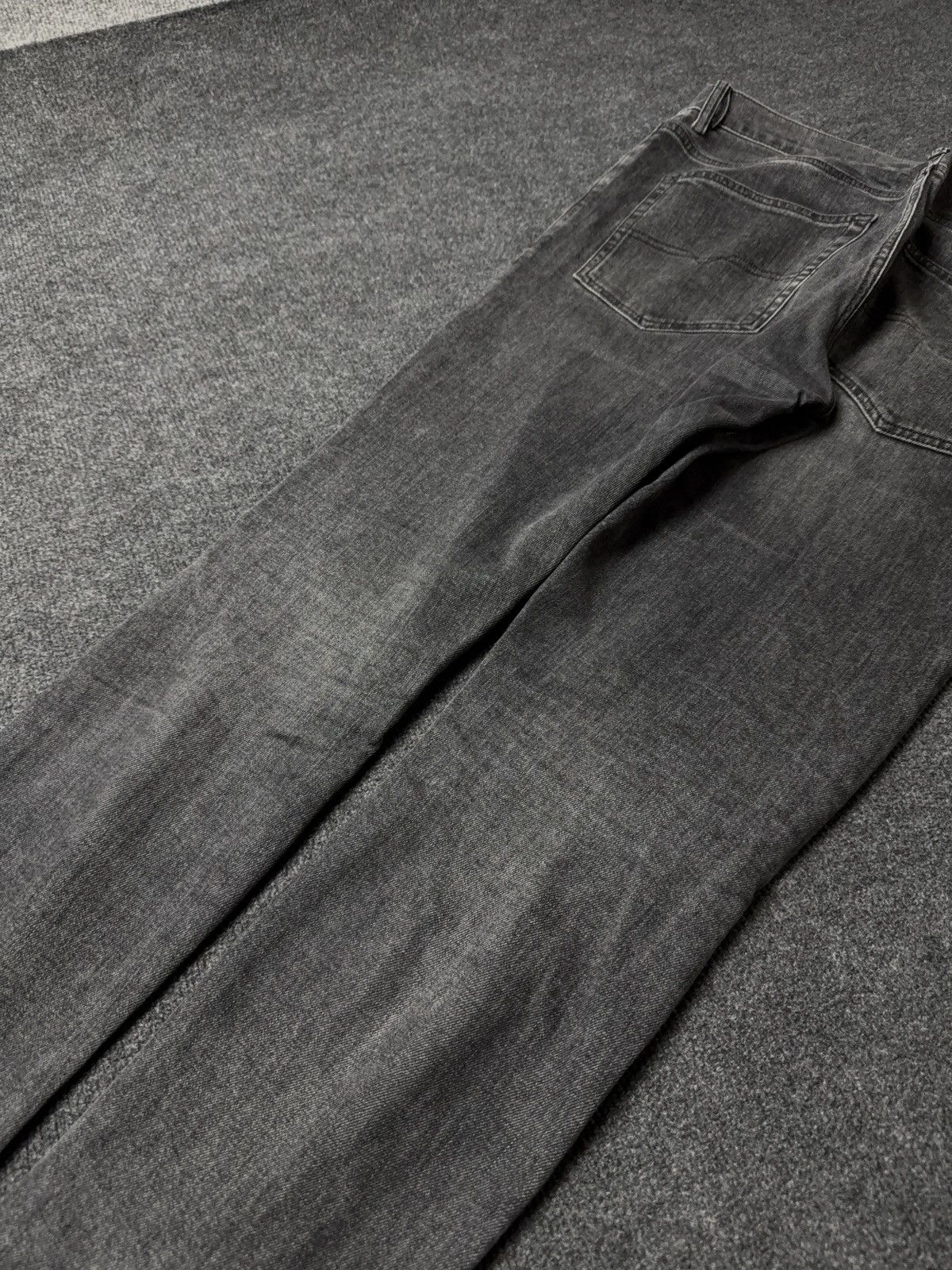 Diesel Luxury 00s Y2K Diesel D-Luster Black Slim Fit Stretch Jeans Size US 31 - 18 Thumbnail