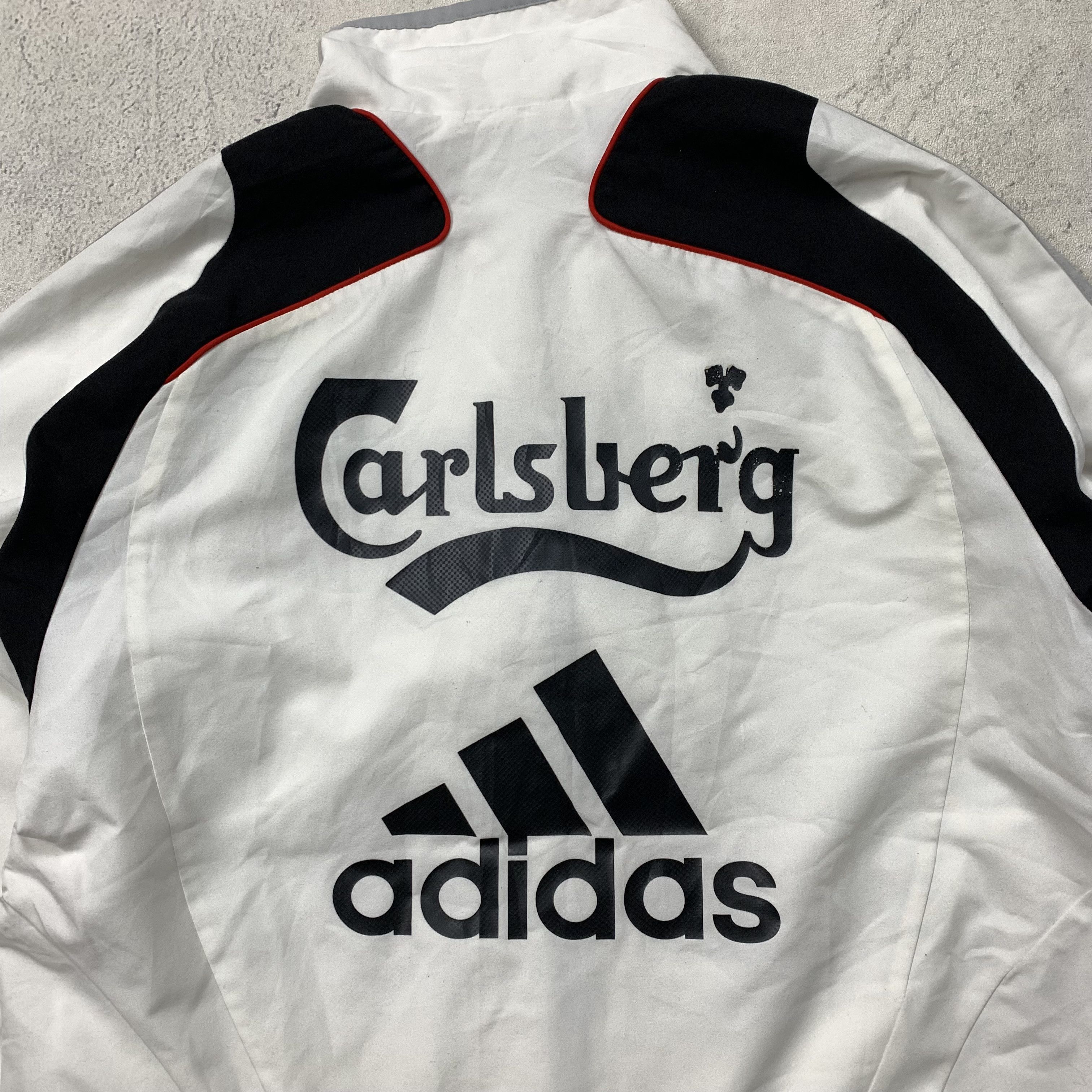 Adidas Adidas Liverpool 2008-09 Track Jacket Carlsberg Size US S / EU 44-46 / 1 - 6 Thumbnail