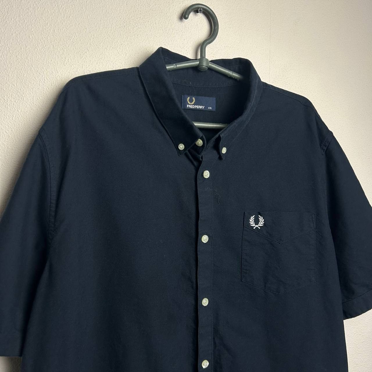 Fred Perry Mens Fred Perry Small logo basic streetwear button shirt Size US XXL / EU 58 / 5 - 2 Thumbnail