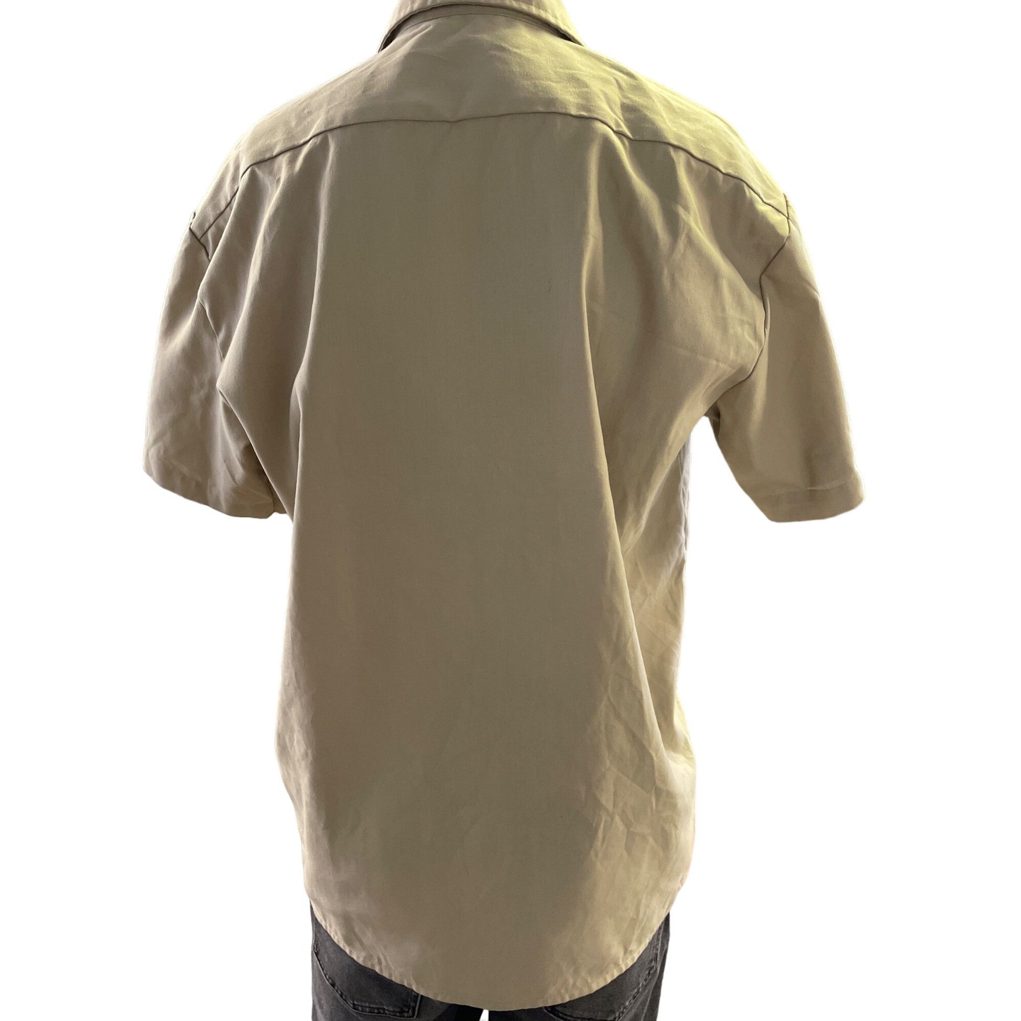 Dickies Dickies Flex Men's Khaki Button up Short Sleeve Work Shirt S Size US M / EU 48-50 / 2 - 3 Thumbnail