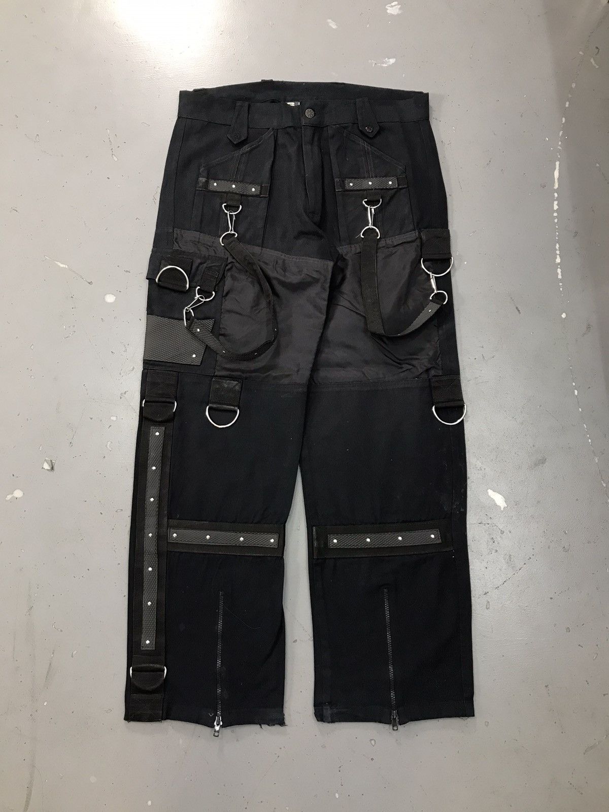 Designer × Vintage Vintage SDL tripe NY inspired denim pant Size US 38 / EU 54 - 1 Thumbnail