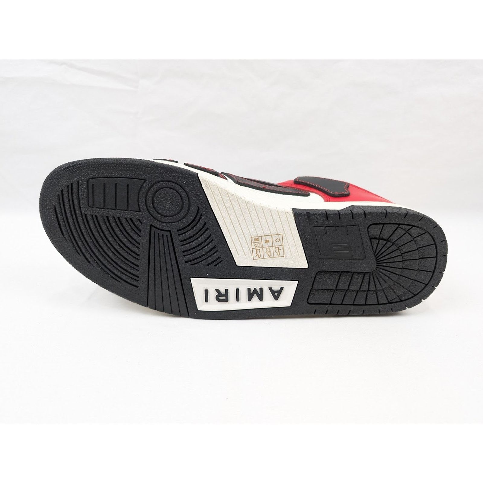 Amiri o1rshd1 Skeleton Low-Top Sneakers in Black/Red Size US 10 / EU 43 - 12 Thumbnail