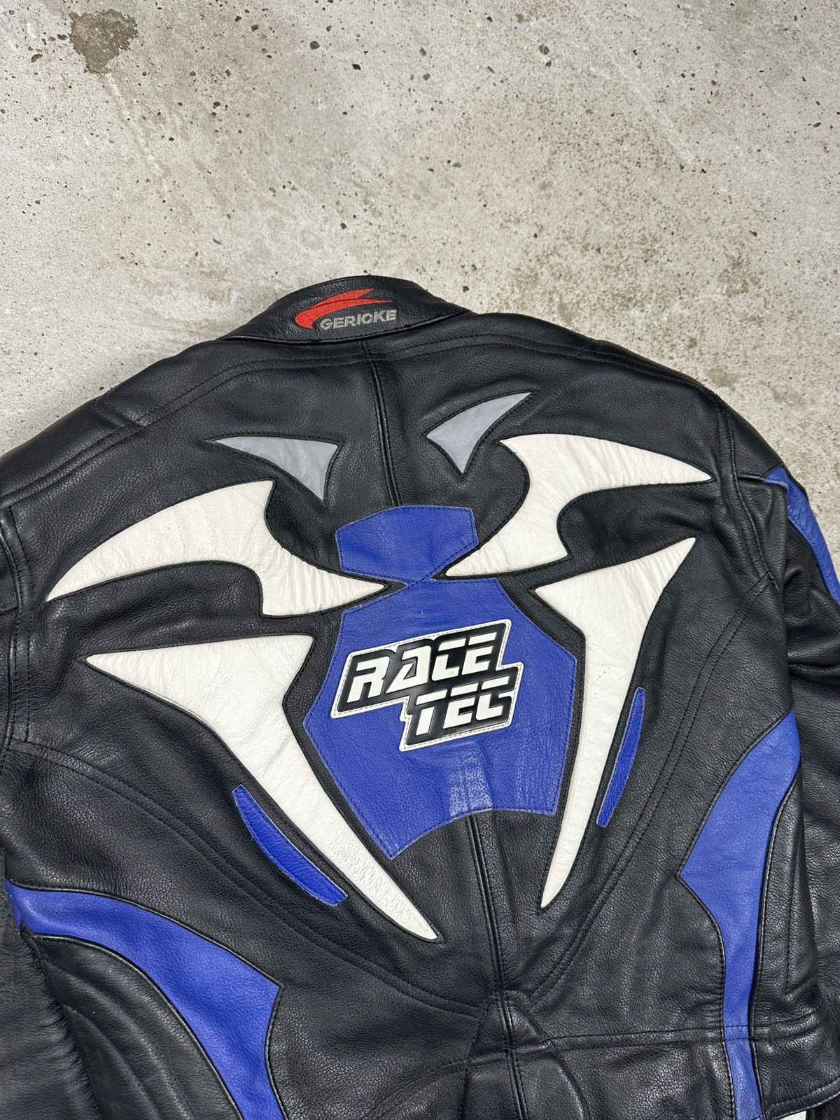 Hein Gericke × Vintage Vintage Y2K Real Leather Gericke Tribal Racing Moto Jacket Size US S / EU 44-46 / 1 - 15 Thumbnail