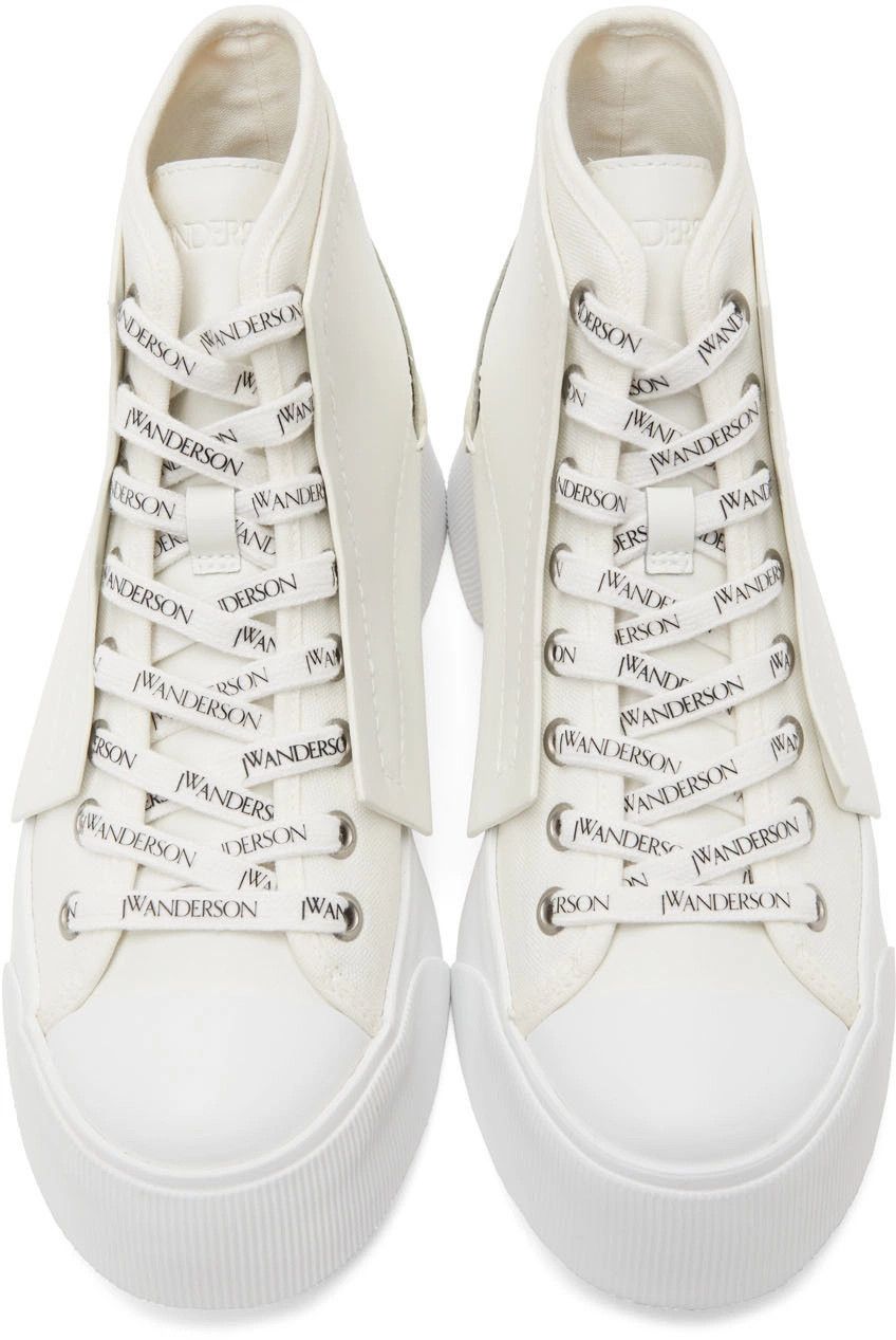 JW Anderson o1mle0325 High Trainer Sneakers in White Size US 6 / IT 36 - 5 Thumbnail