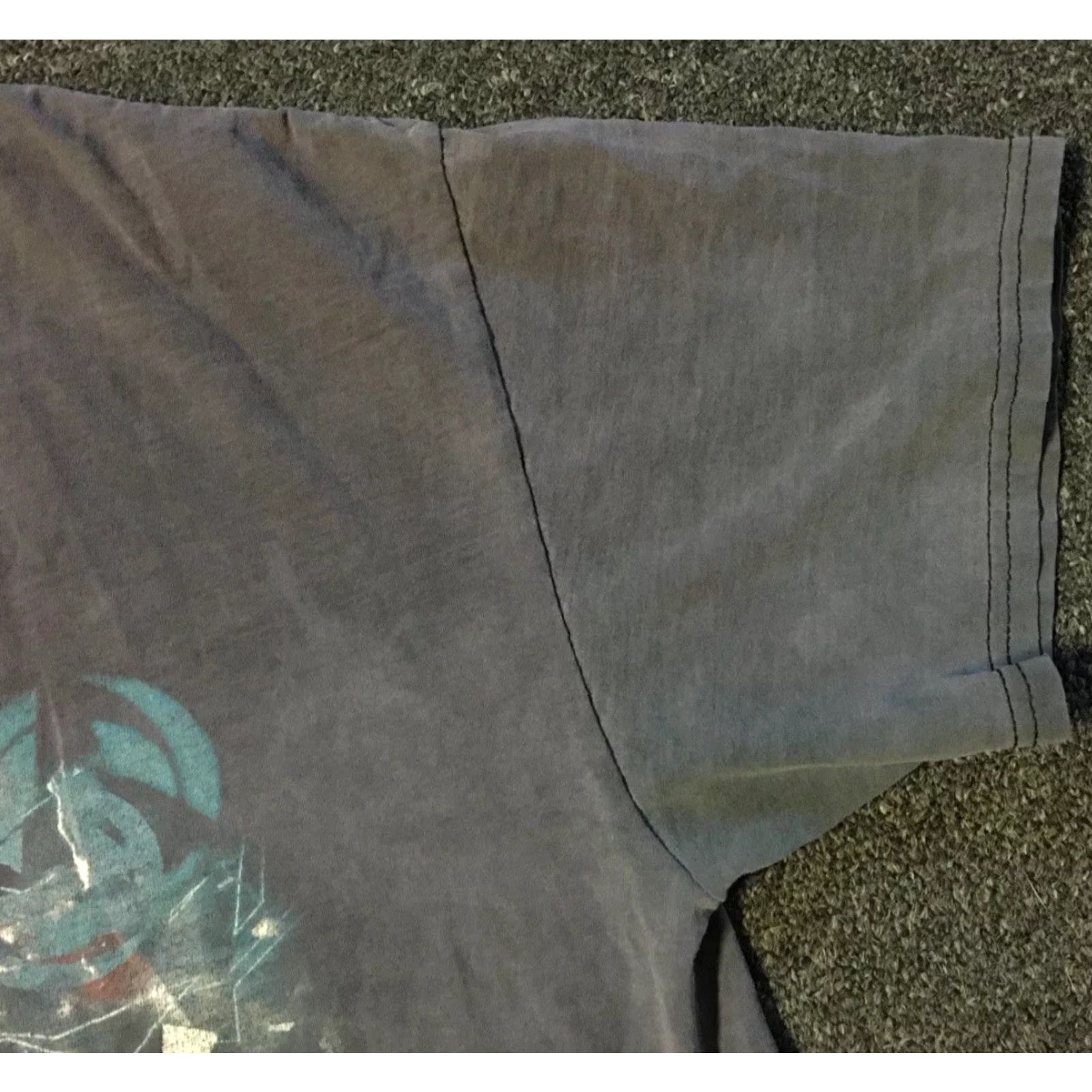 Vintage Vtg Naruto Kakashi Faded Distress Shirt S M Shonen Jump Anime TV Dragon Ball Z Shirt Men Blue 90s Graphic Tee Street Size US S / EU 44-46 / 1 - 5 Thumbnail