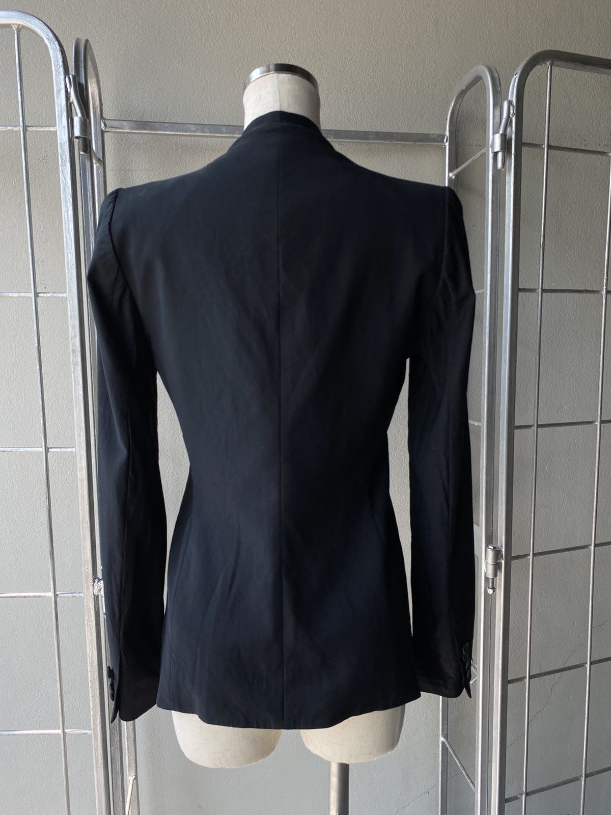 Helmut Lang HELMUT LANG New York Black Deep V-Neck Blazer Size XS / US 0-2 / IT 36-38 - 10 Thumbnail