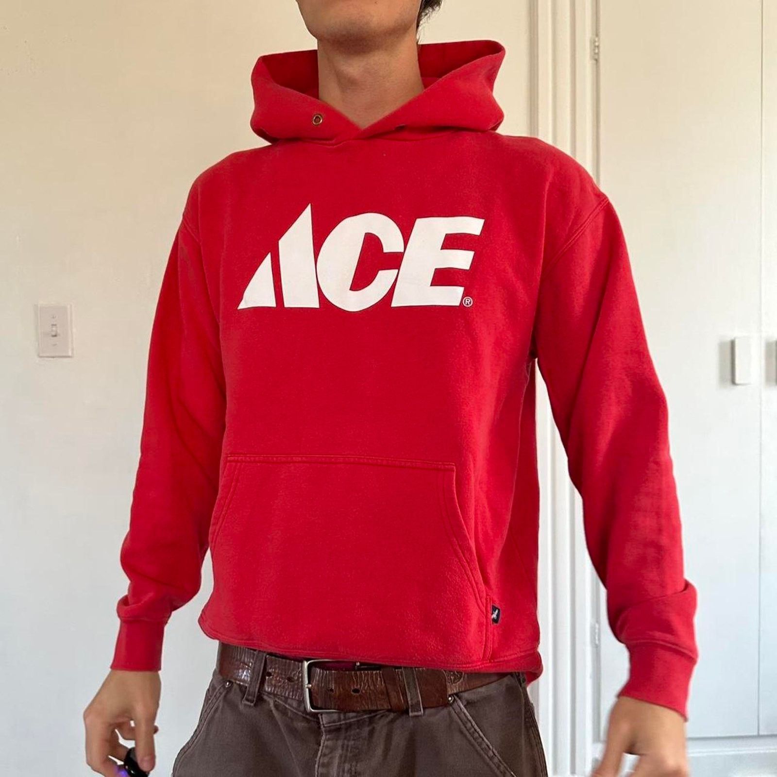 Vintage Basic vintage 00s ace hardware cotton hoodie work sweatshirt Size US S / EU 44-46 / 1 - 1 Thumbnail