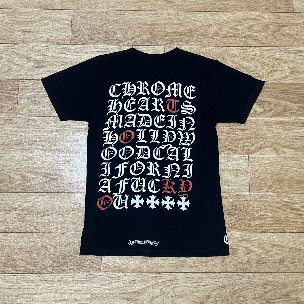 Chrome Hearts 💥 Chrome Hearts Exclusive Letter logo tee💥 Size US S / EU 44-46 / 1 - 2 Thumbnail