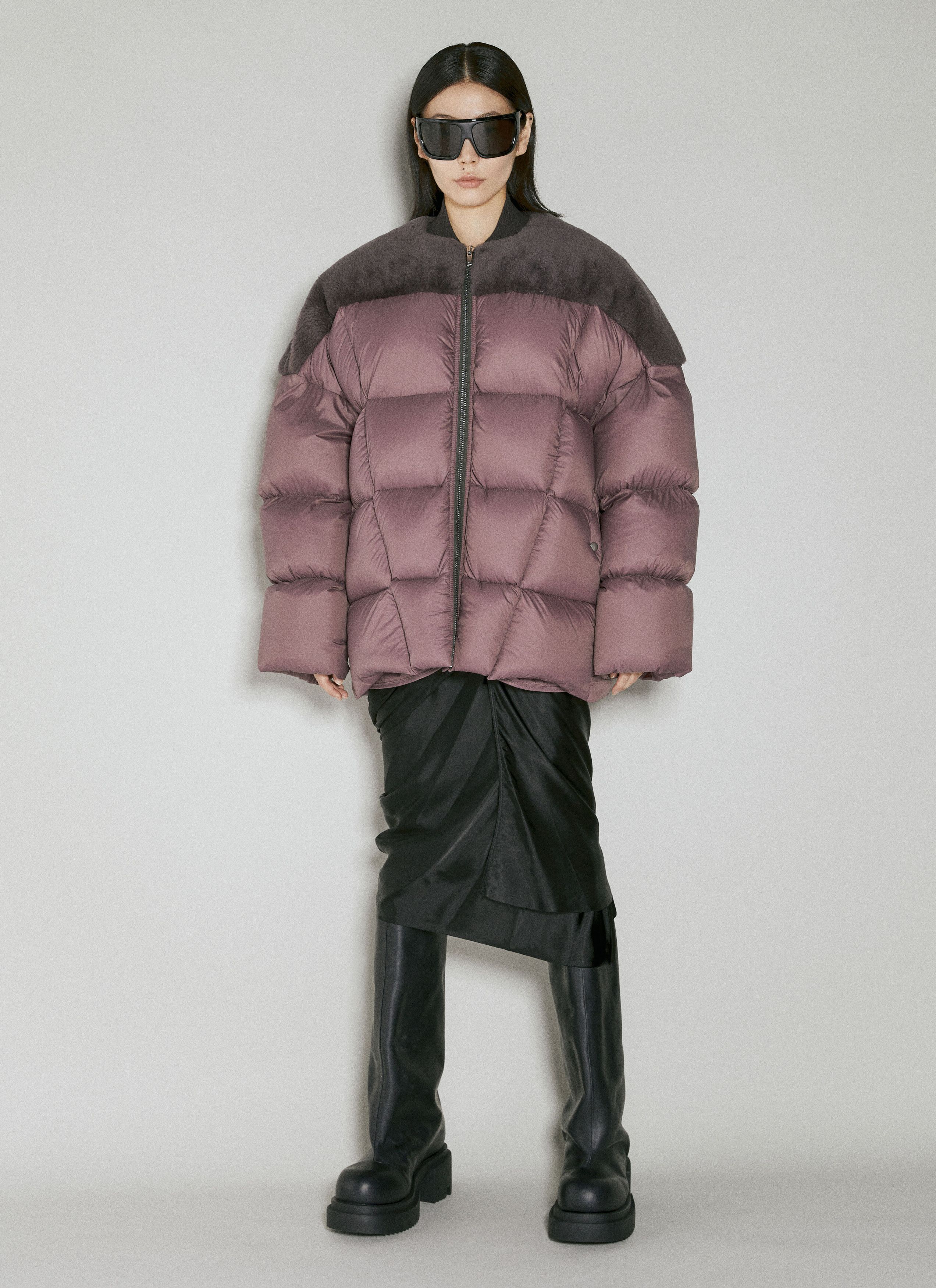 Rick Owens Crewneck Down Jacket Size XS / US 0-2 / IT 36-38 - 1 Thumbnail