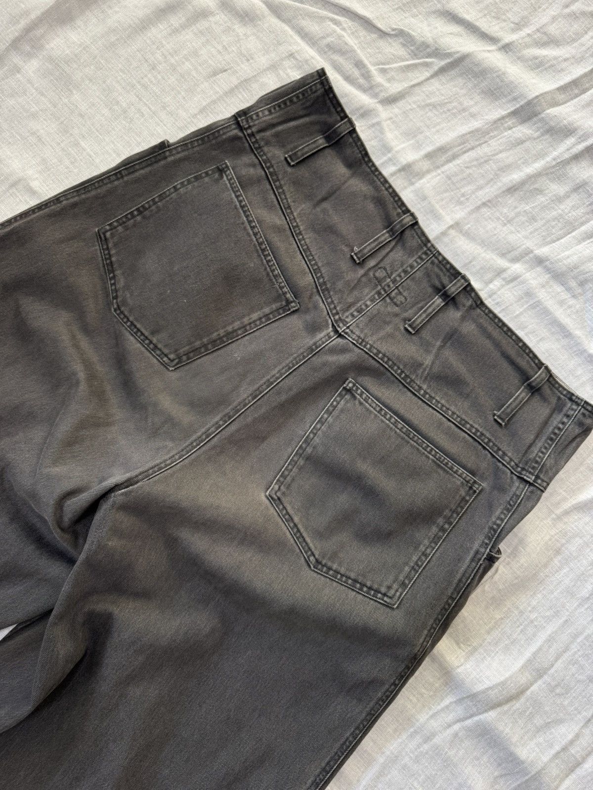 Raf Simons Raf Simons AW04 Waves Redux Archive Oversized Wide Leg Jeans Size US 34 / EU 50 - 9 Thumbnail