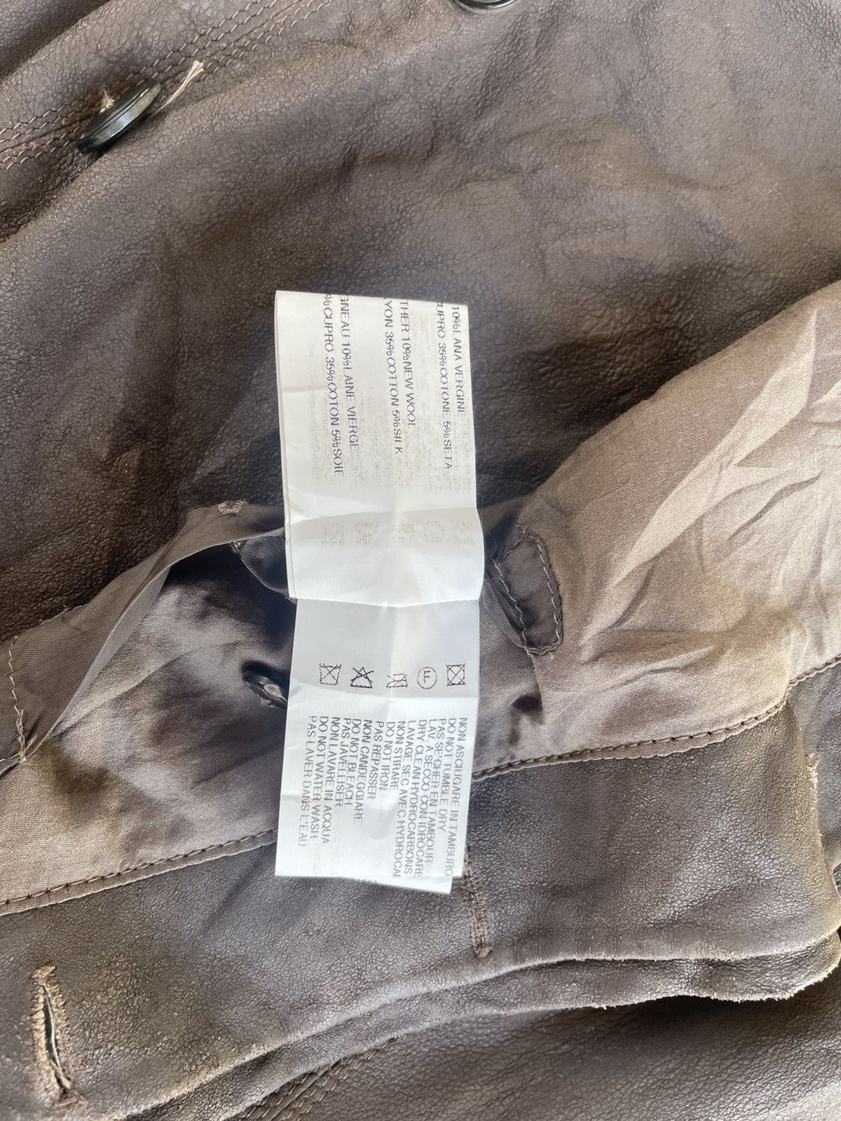 Rick Owens Rick Owen Leather Jacket Size US S / EU 44-46 / 1 - 10 Thumbnail